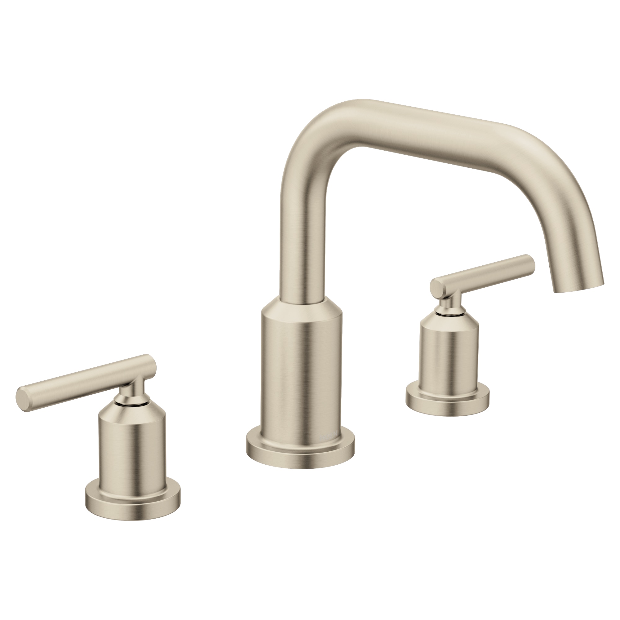 Moen T961BN Gibson Brushed Nickel 2-handle Deck-mount Roman Mid-arc Bathtub Faucet