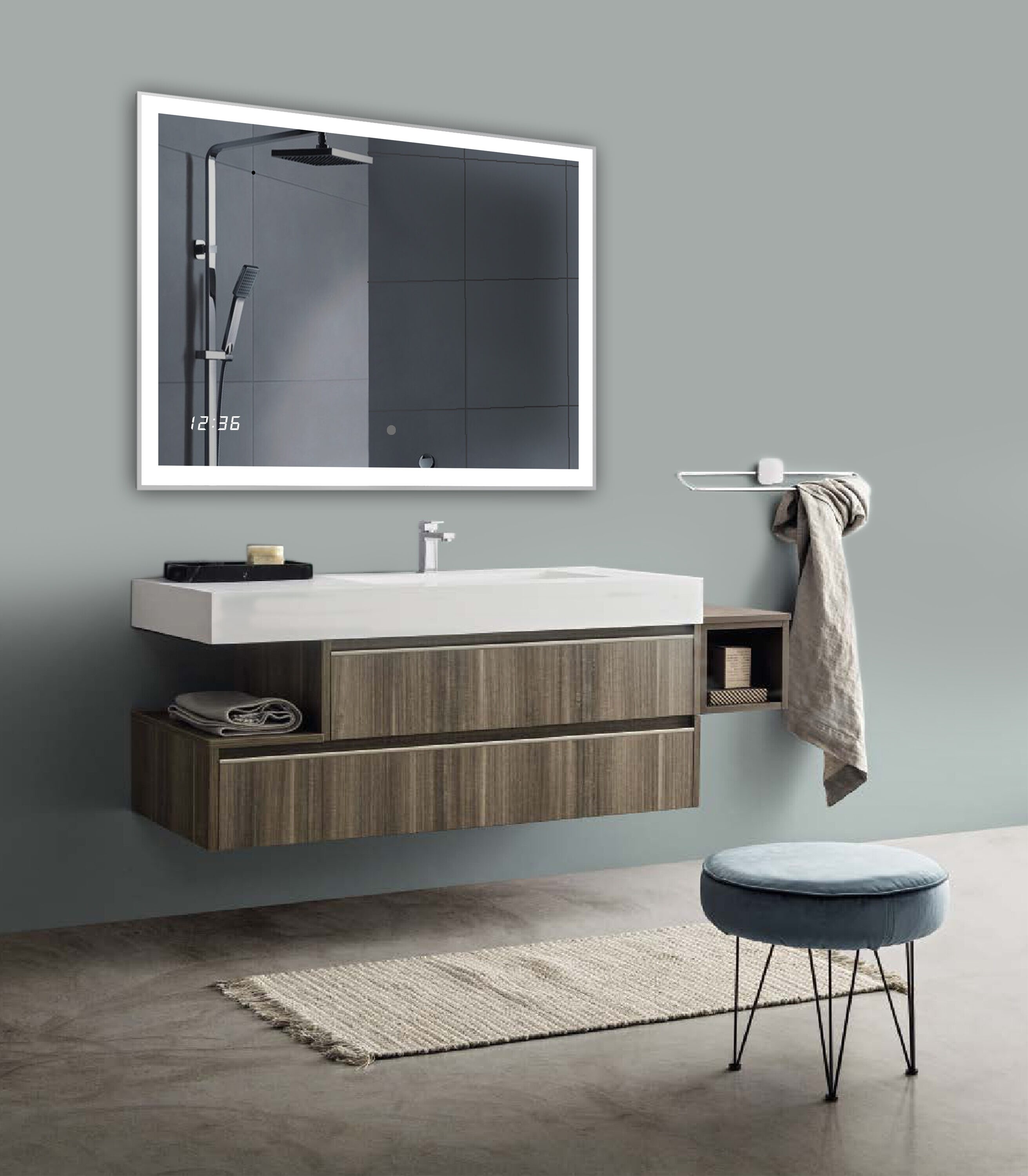lighted IMPRESSIONS LI8899 Framed-Bath-Mirrors - View #4