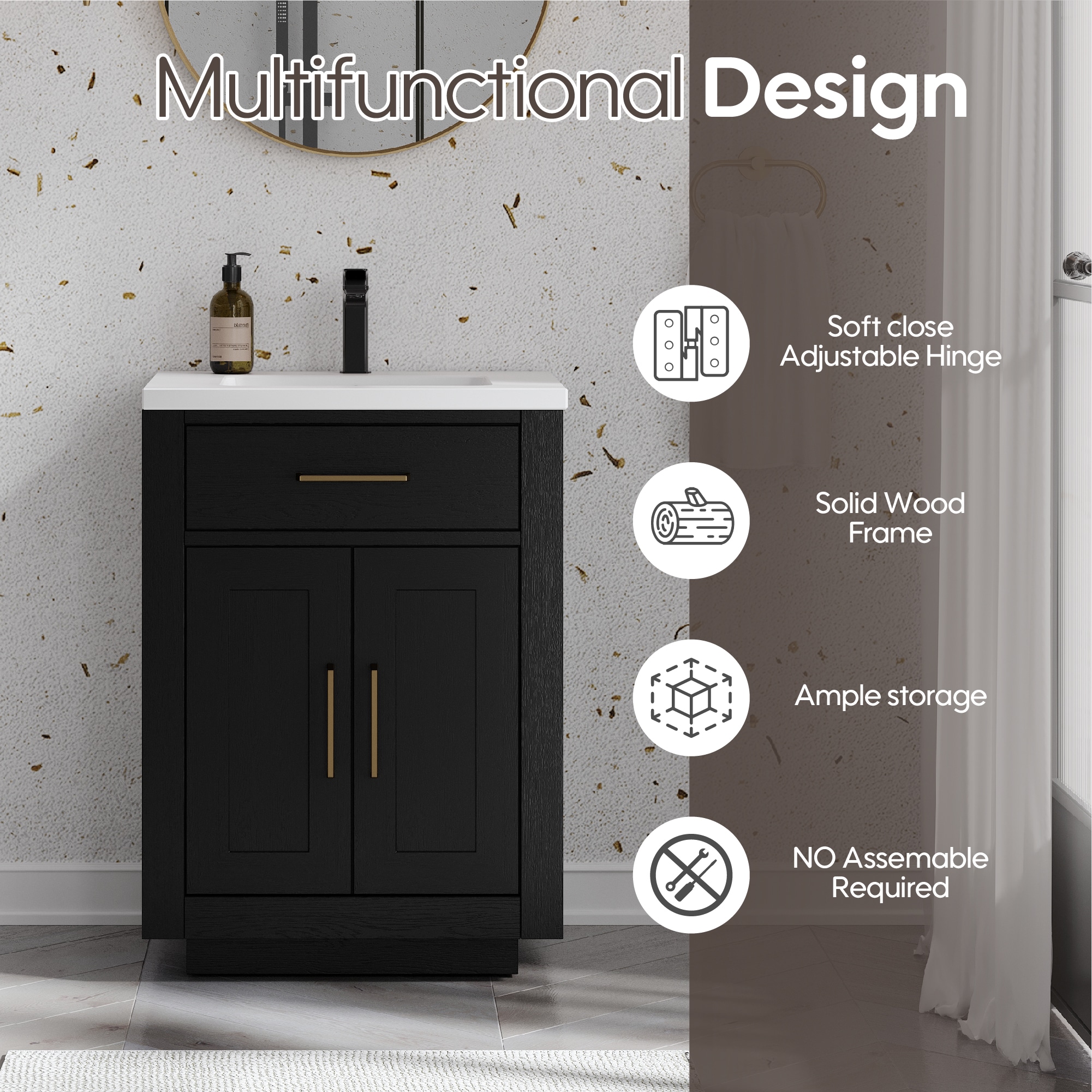 WELLFOR EX-3872 Bath-Vanity-Combo - View #4