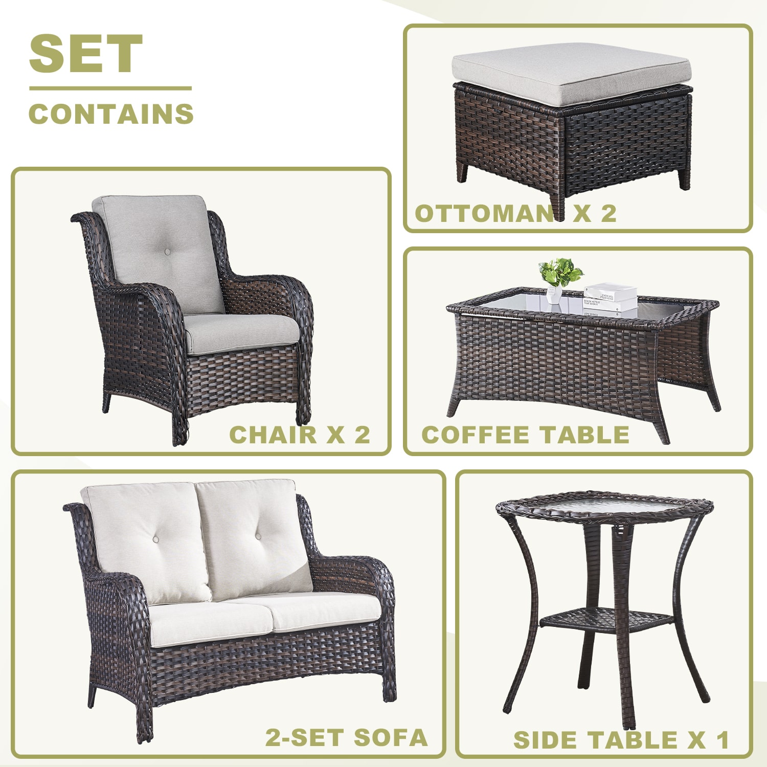 Rilyson FS038018025006014-2 Patio-Conversation-Sets - View #3