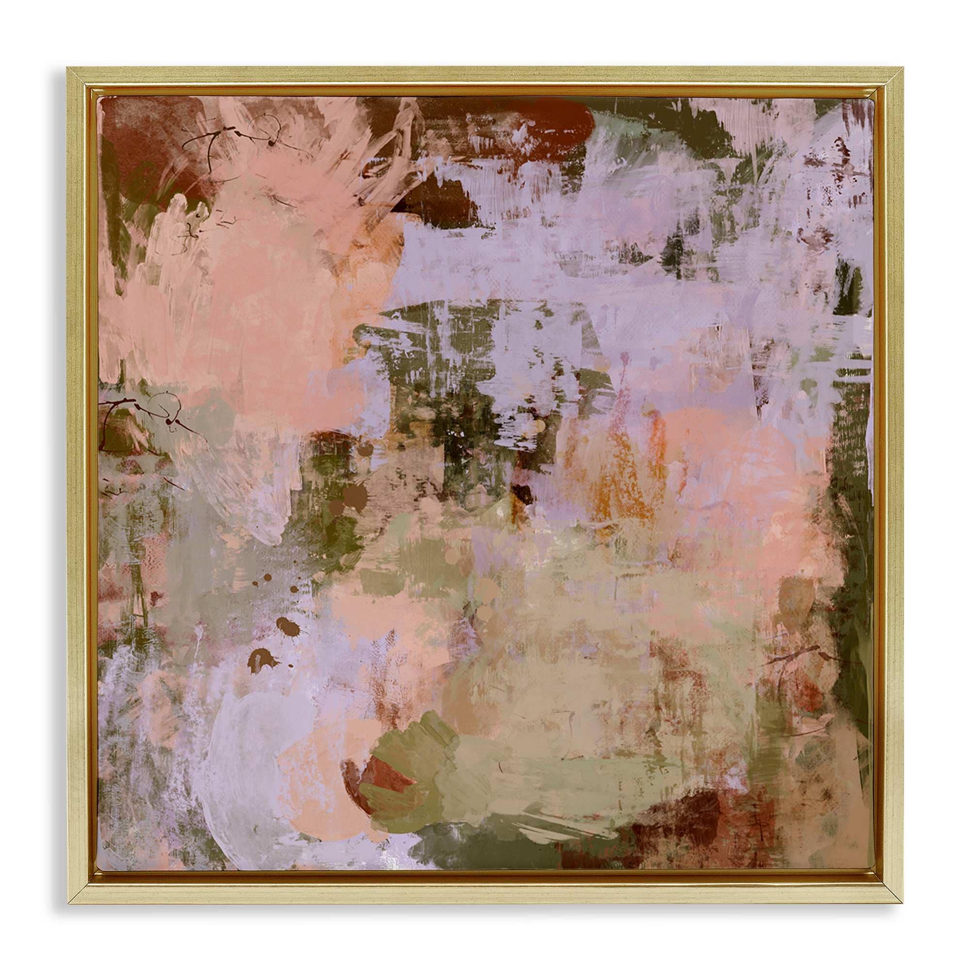 Stupell Industries BS-638-FFG-24X24 Rustic Distressed Impression Floating Frame design by Hayley Michelle