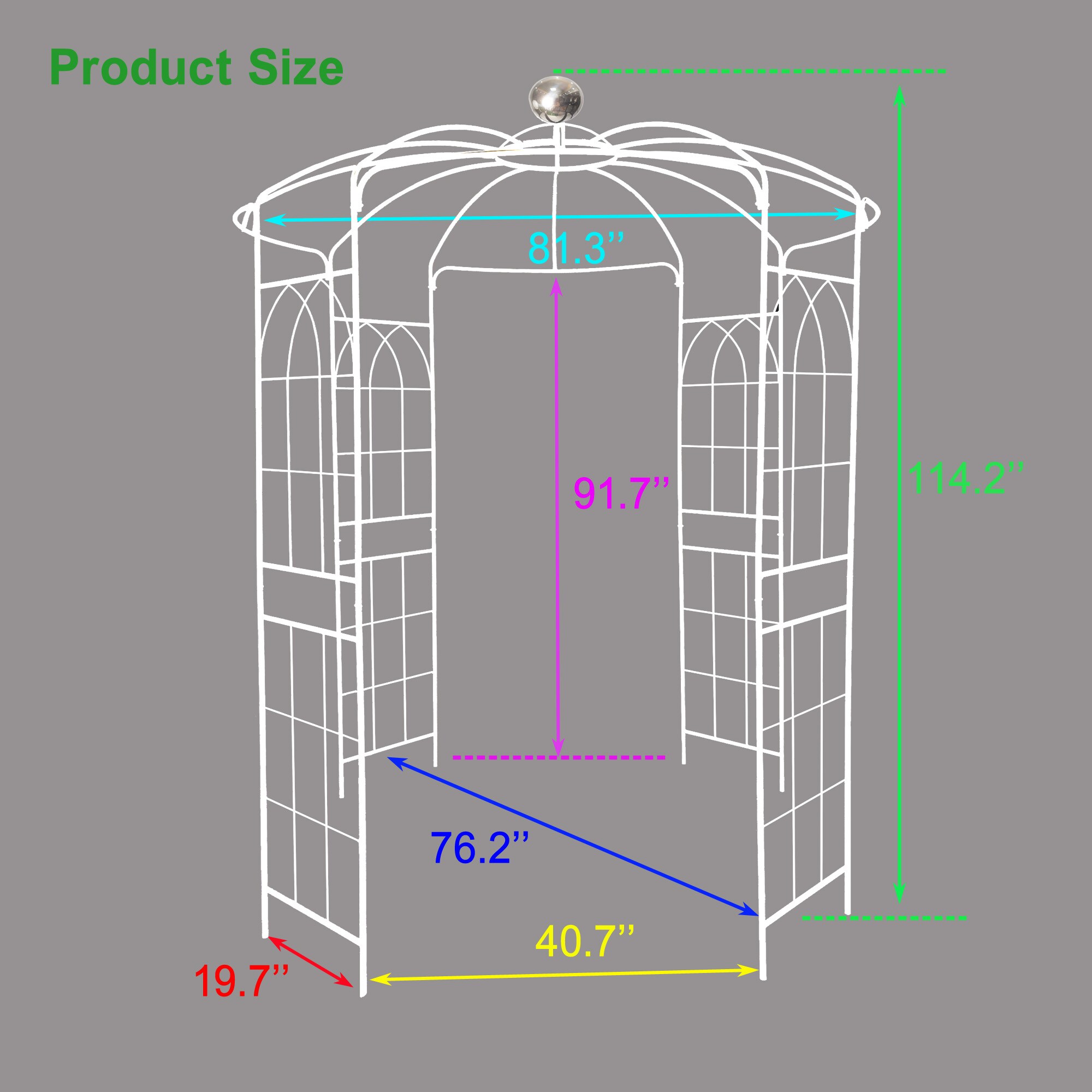 Flynama J-V-104488 Garden-Arbor - View #3