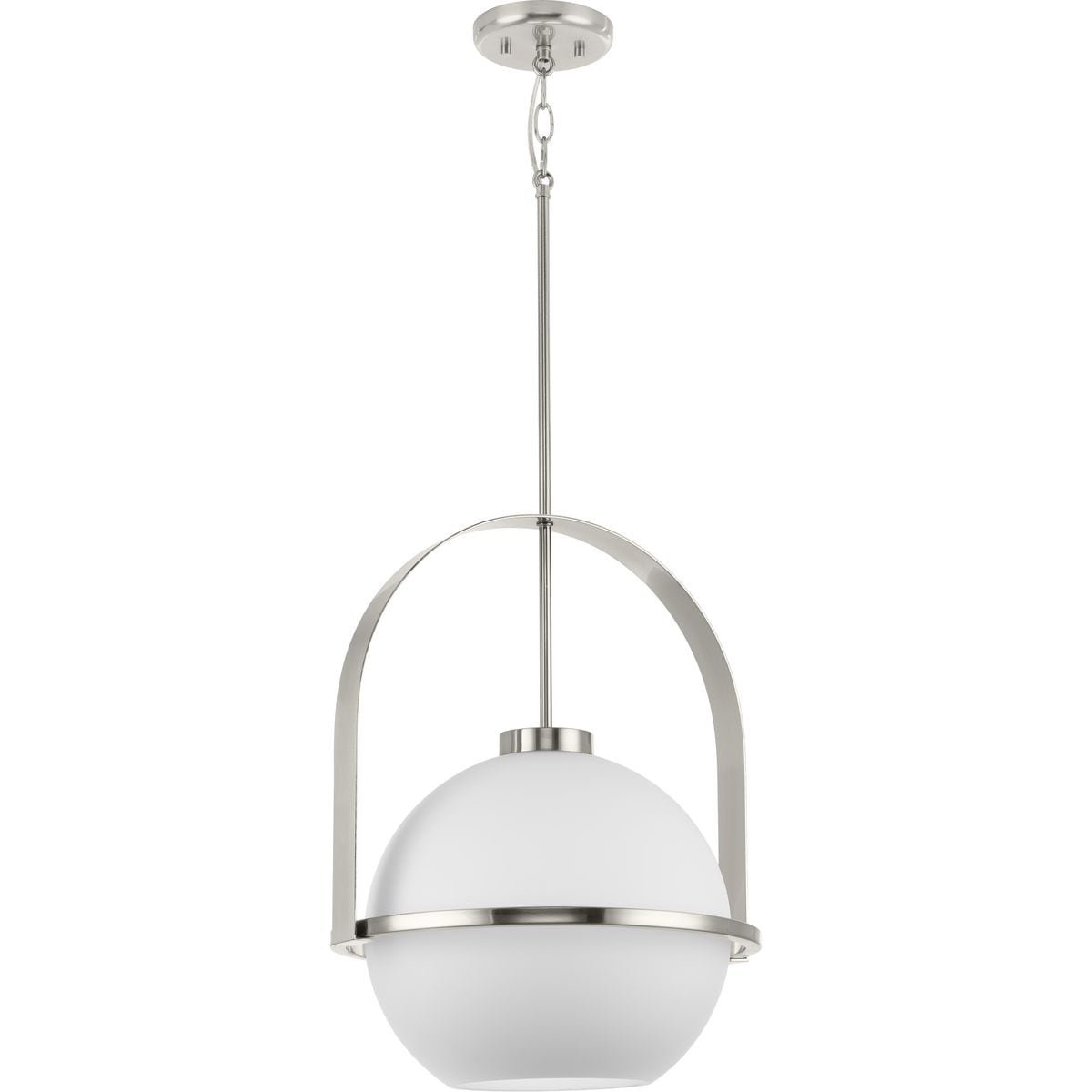 opal glass globe pendant light