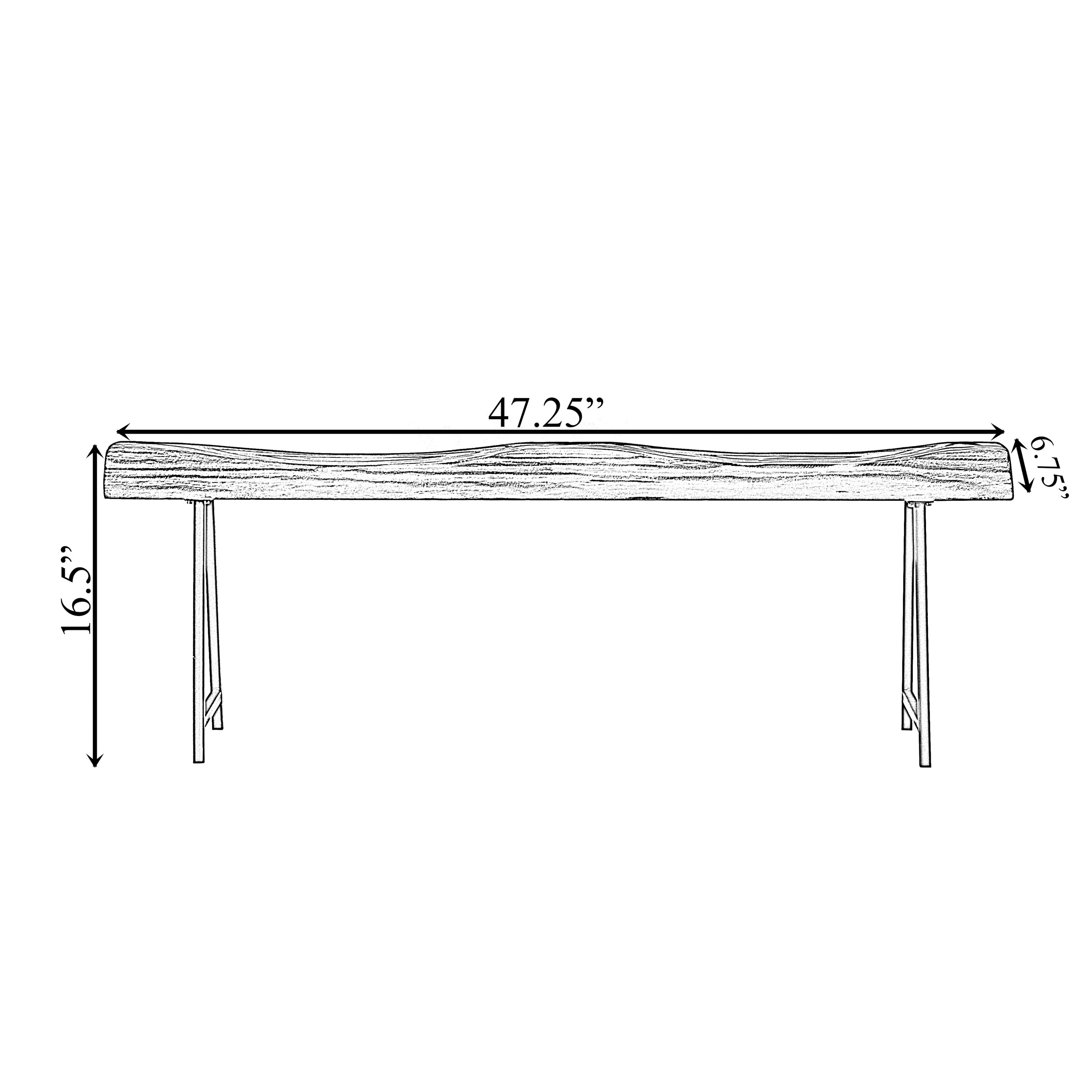 Vintiquewise QI004287 bench - View #4