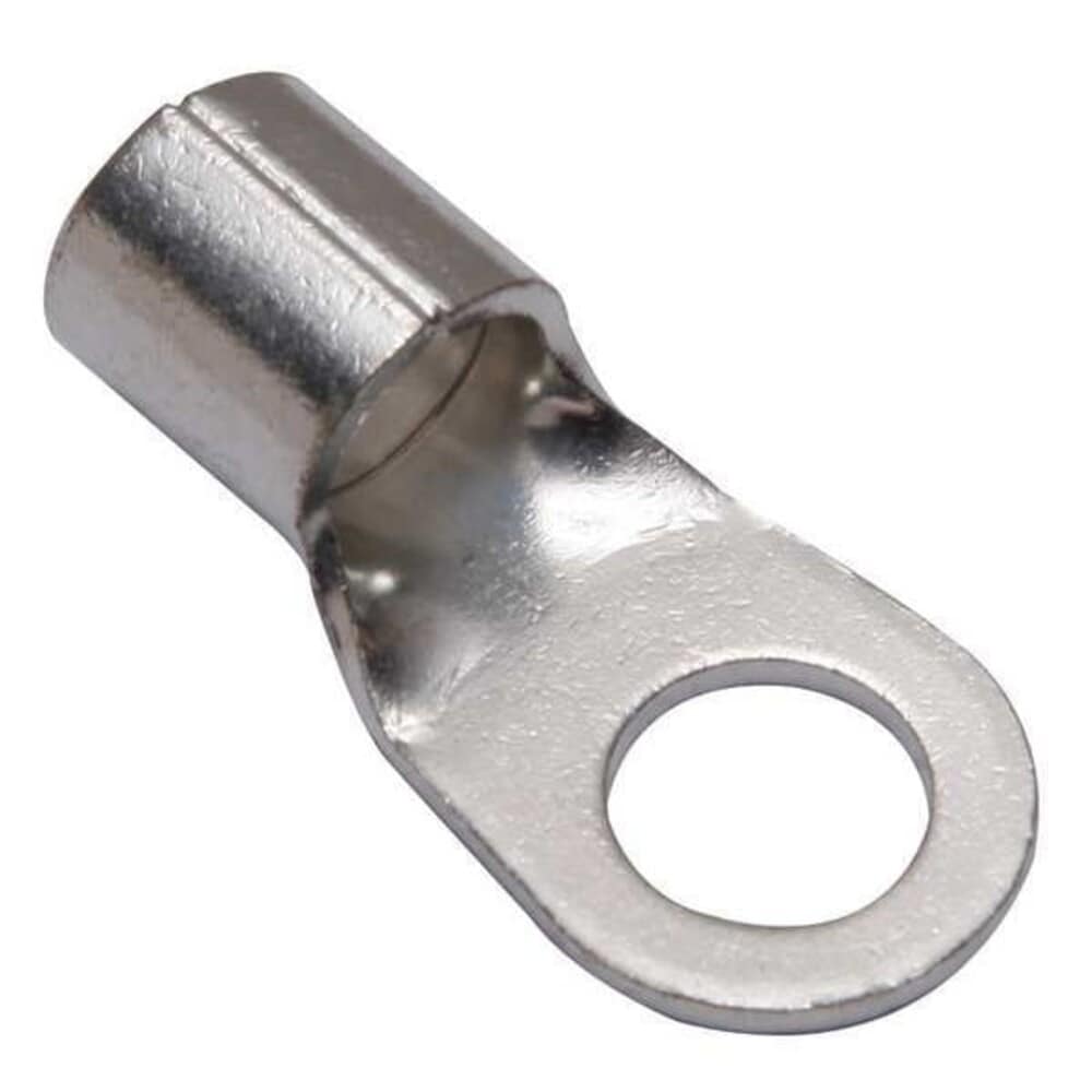 BURNDY One-Hole Compression Lug 1 AWG Max 1/2 in Stud Long Barrel Copper None