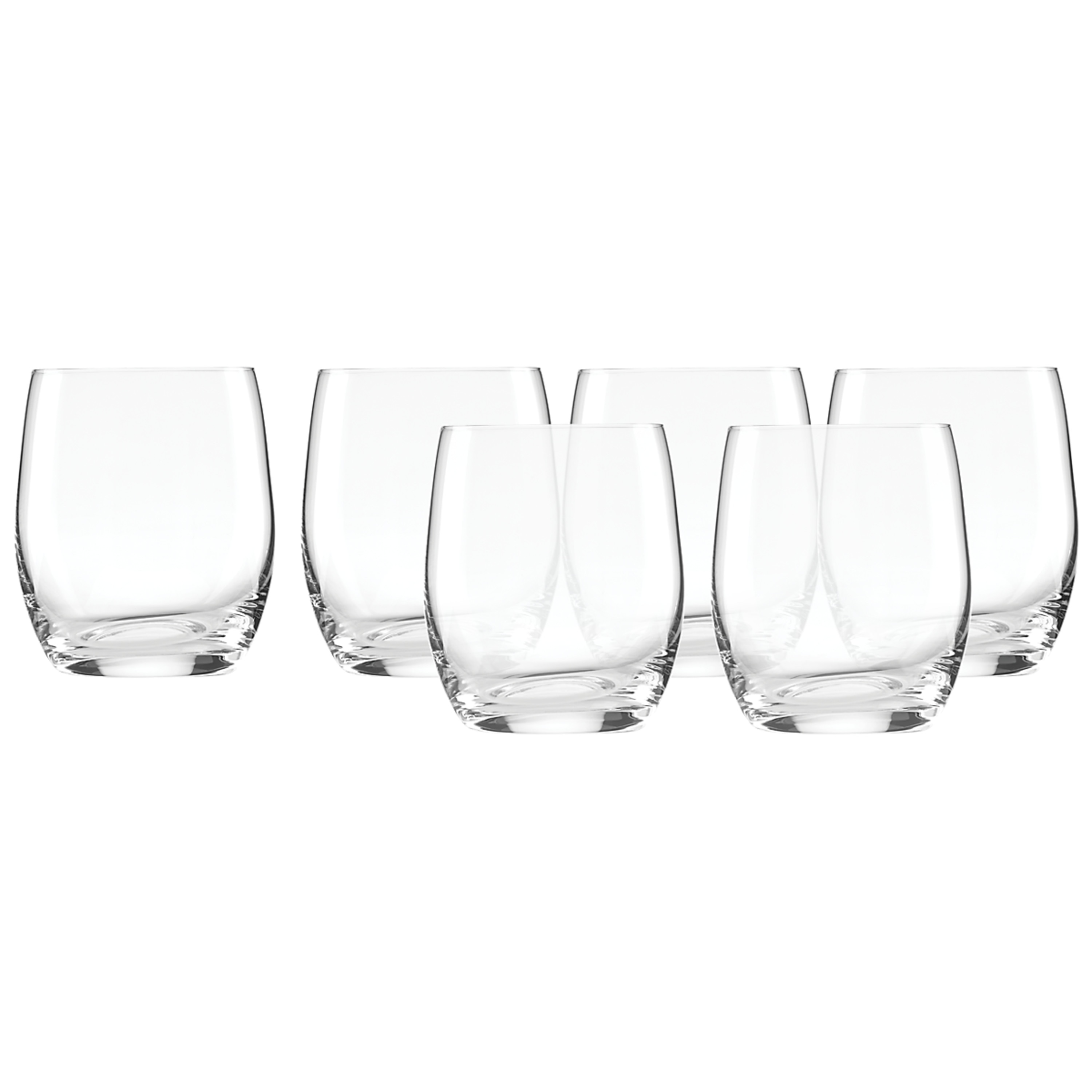 LENOX 878658 Tuscany Classics Small Tumbler 12-fl oz Glass Clear Everyday Glasses Set of: 6