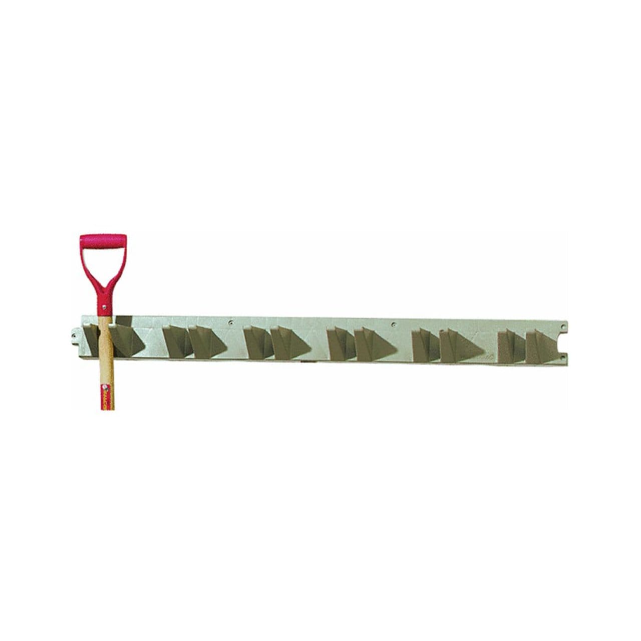 Suncast  V748 4 ft Resin Tool Hanger Light Taupe BackTilt Hooks Supports up to 120 lbs Pack of 6