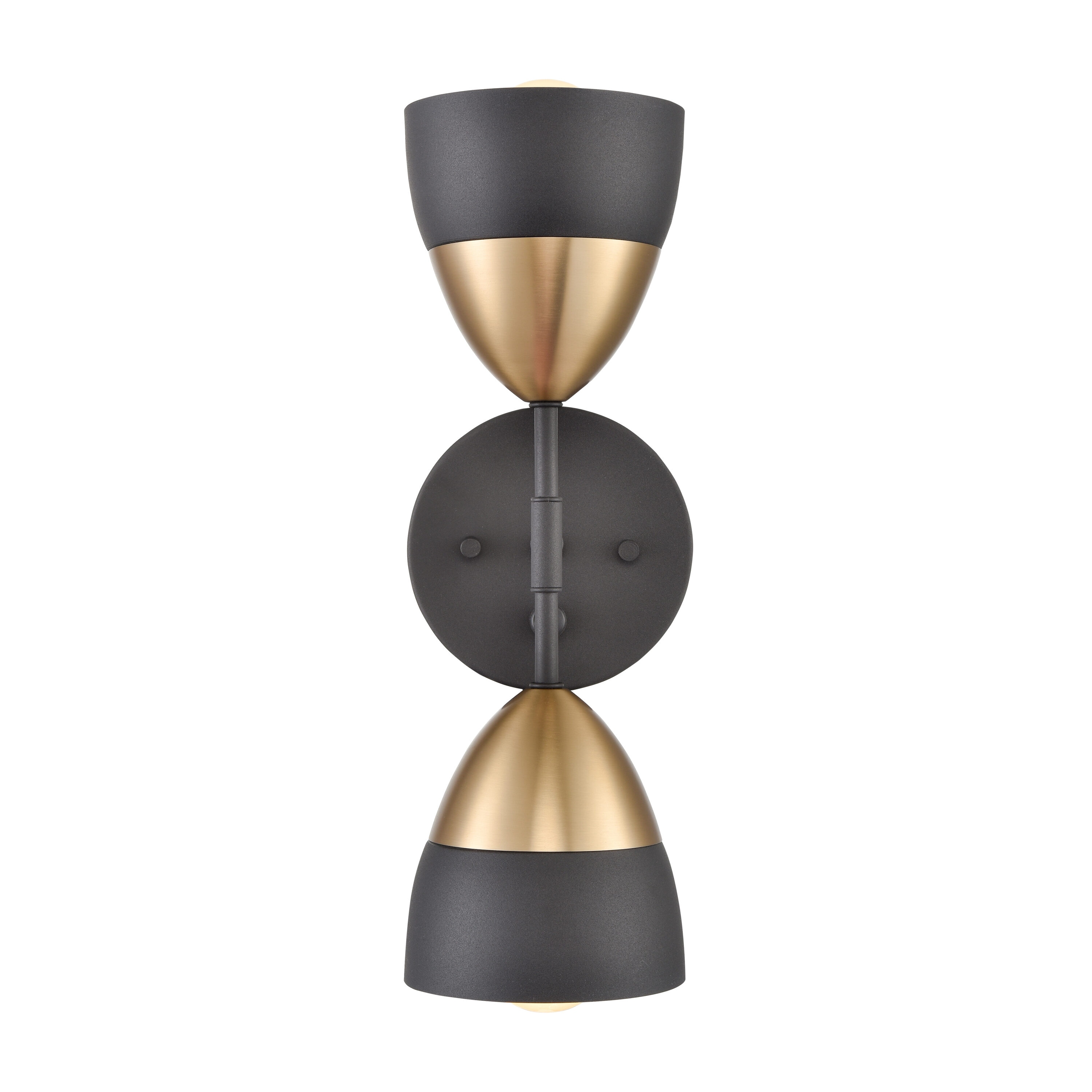 Westmore by ELK Lighting LW-202302010036 Hills 4.5-in W 2 -Light Multiple finishes Black Wall Sconce