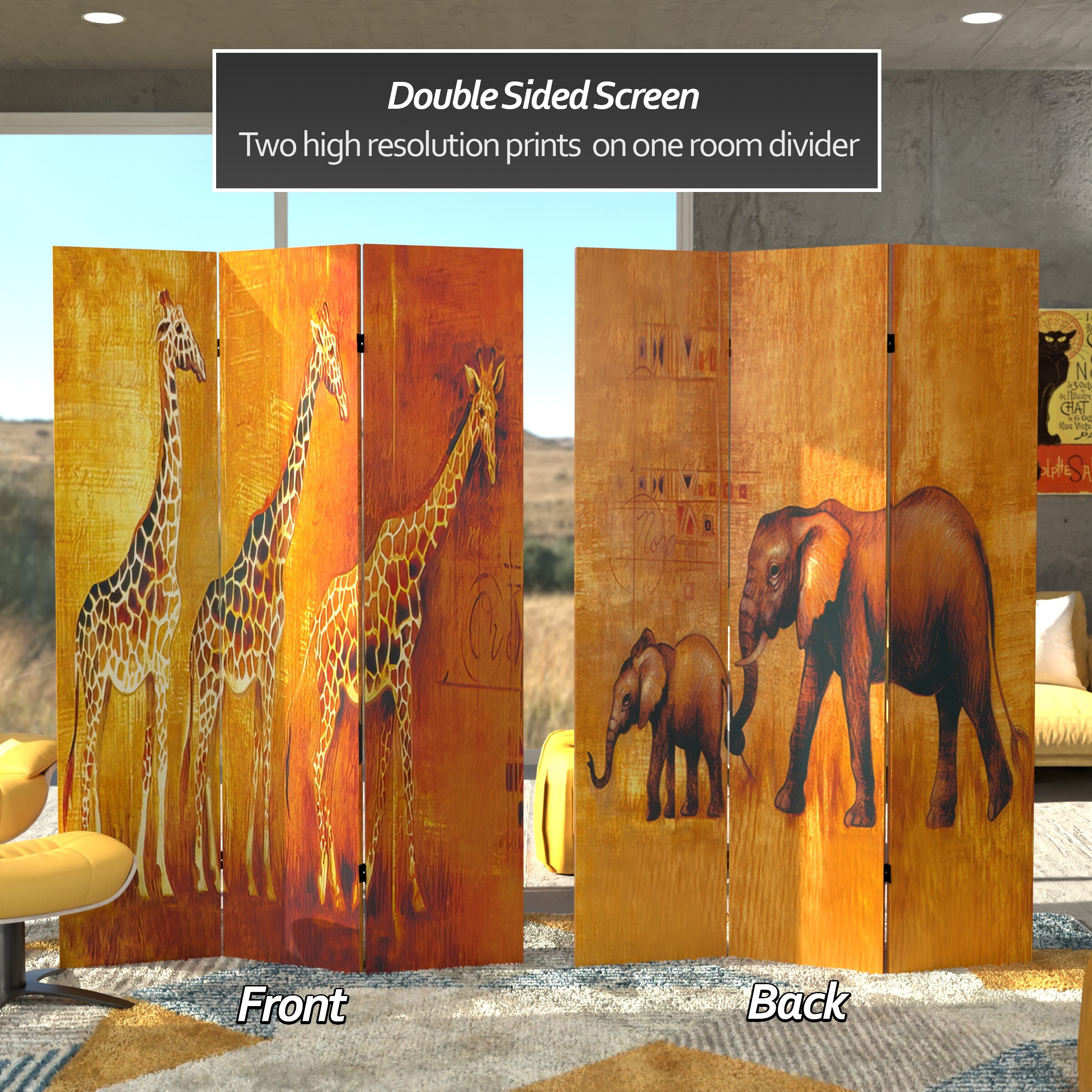 Red Lantern CV-GIRAFFE Indoor-Privacy-Screens - View #2