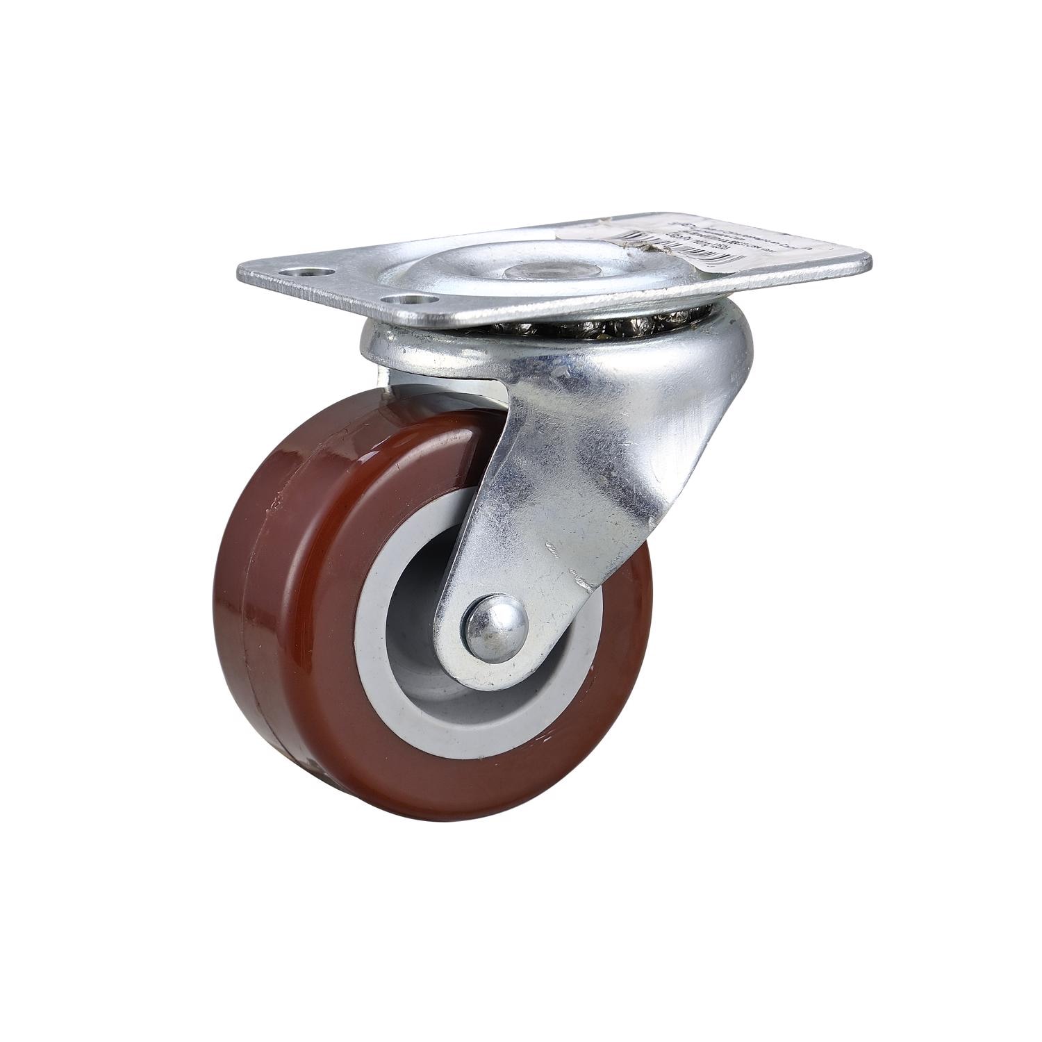 Projex  2 in. D Swivel Hard Rubber Caster 125 lb 1 pk