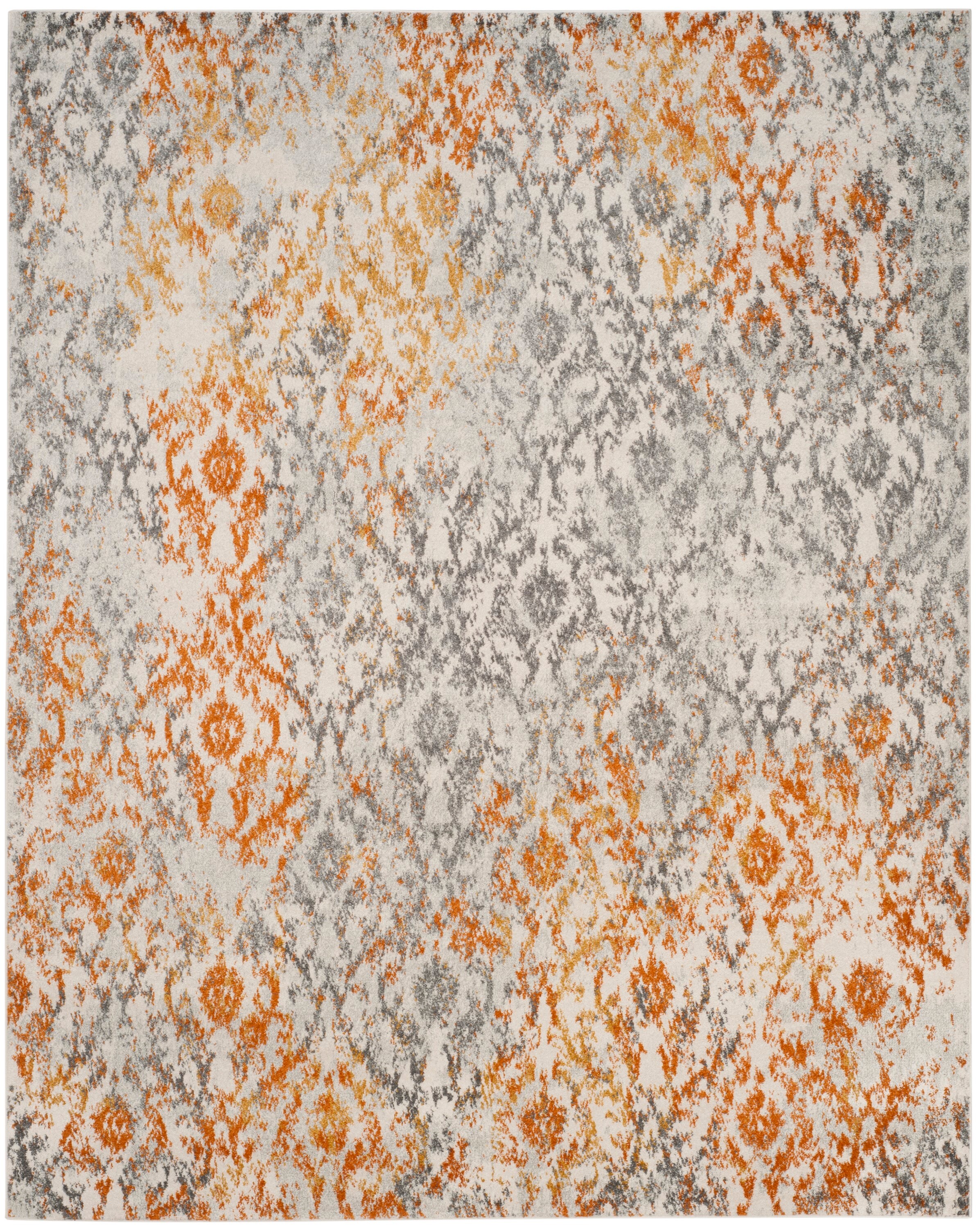 Ivory Elegance 10' x 14' Cotton-Synthetic Blend Easy-Care Area Rug