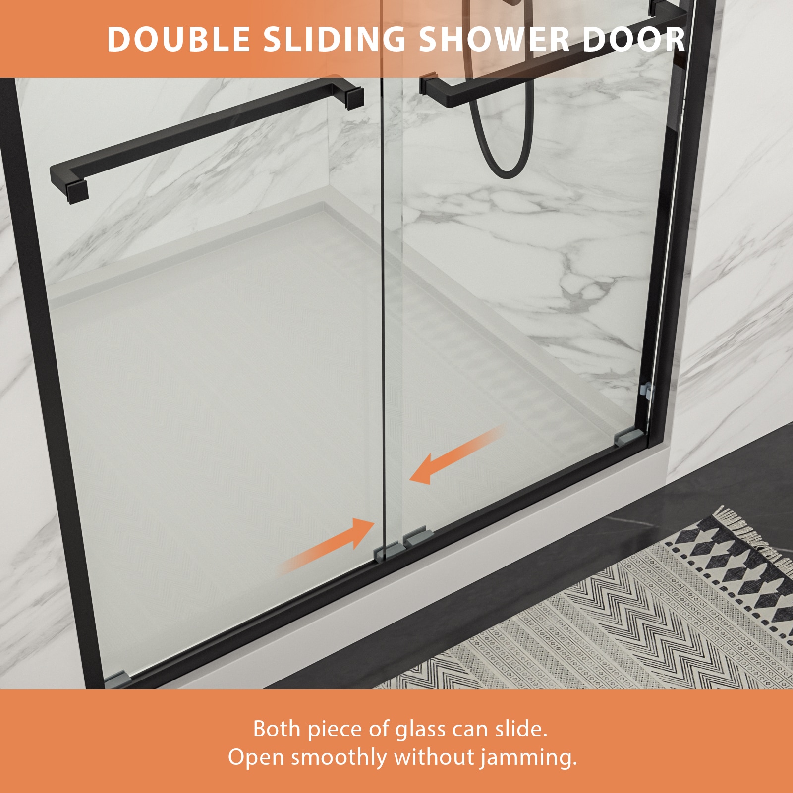 Lordear HRD-LD-6A22-48MB Shower-Doors - View #7