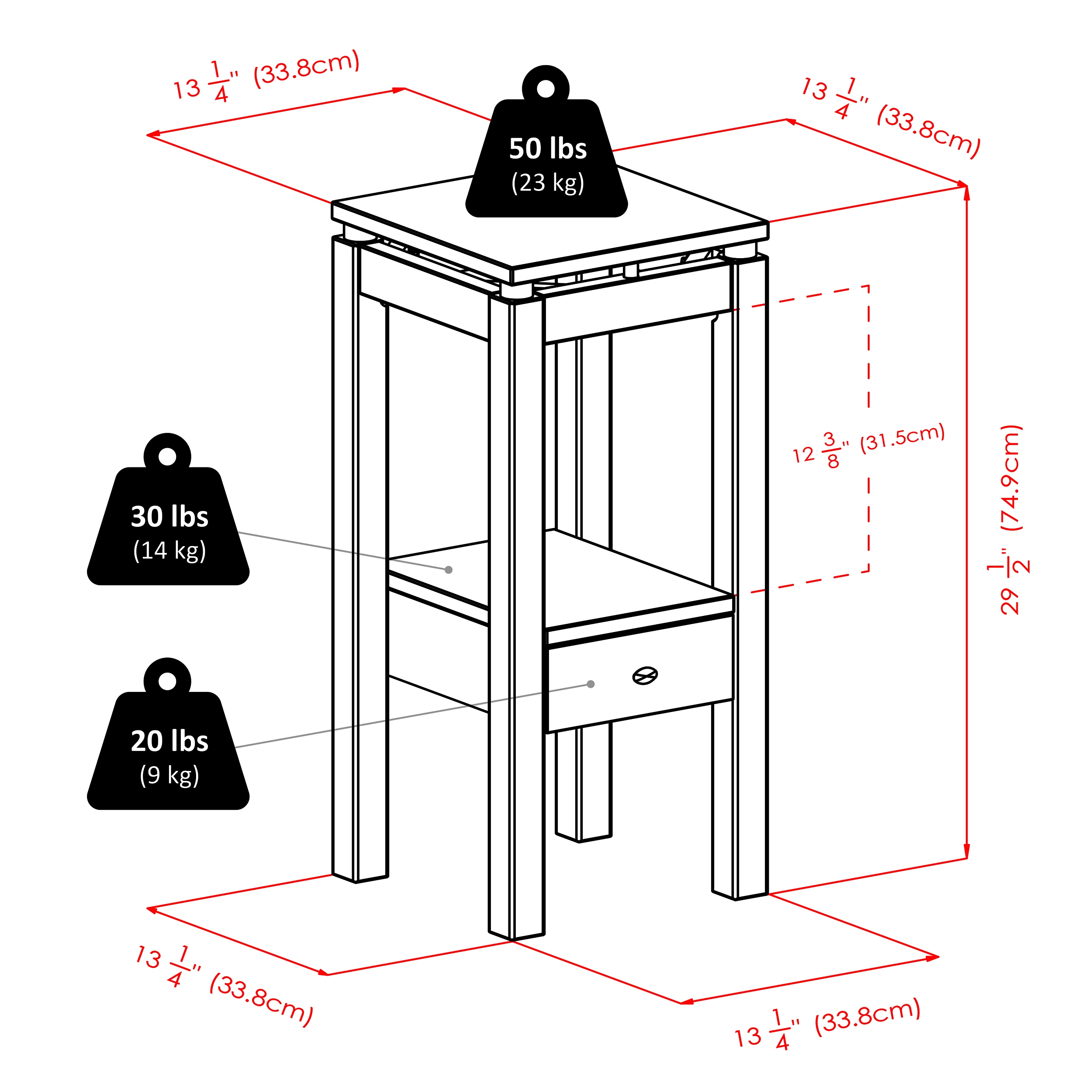 Winsome Wood 92714 End-Tables - View #7
