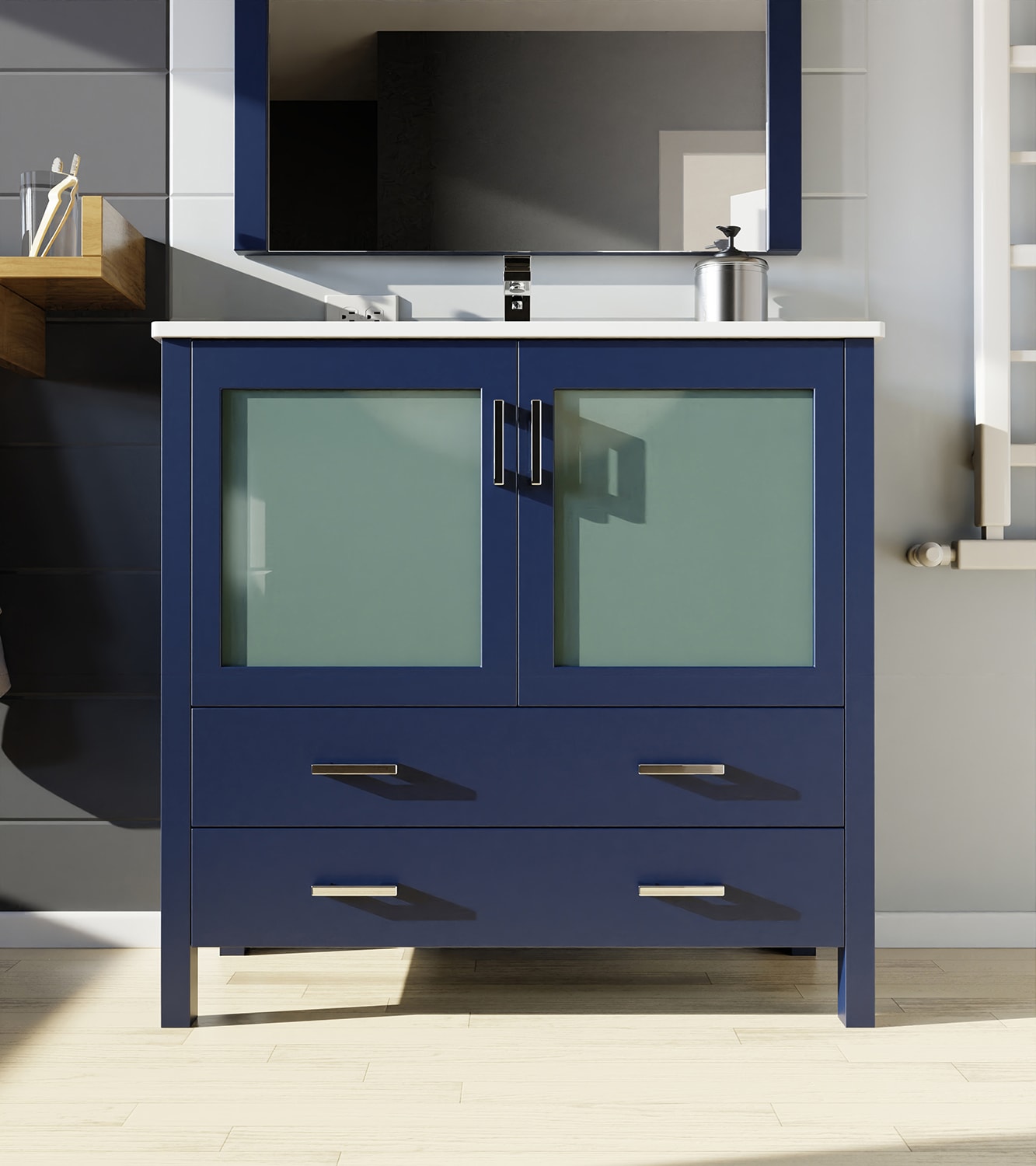 Lexora LV341836SEESM34 Bath-Vanity-Combo - View #11
