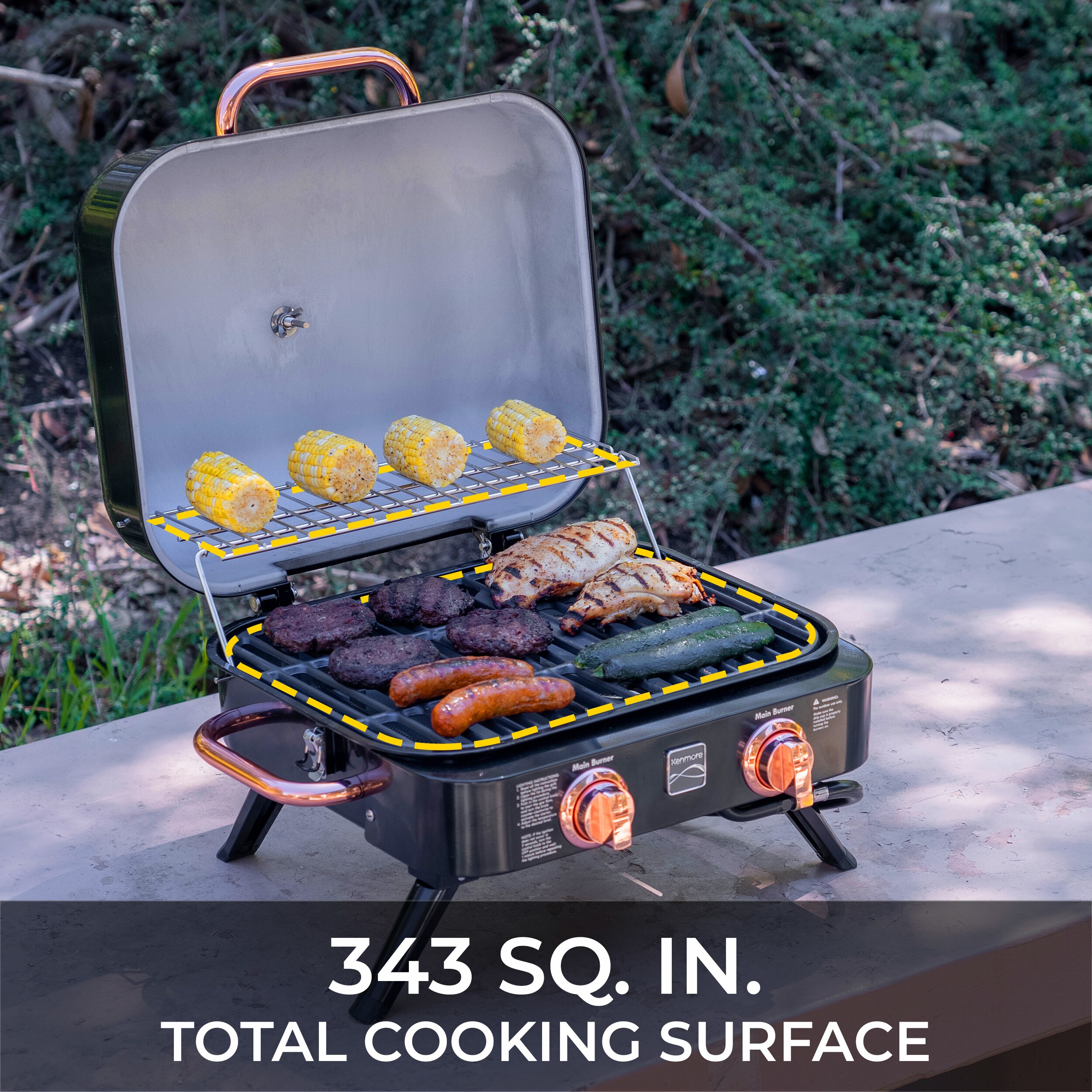 Kenmore KT-R40003-BC Tabletop-Grills - View #4