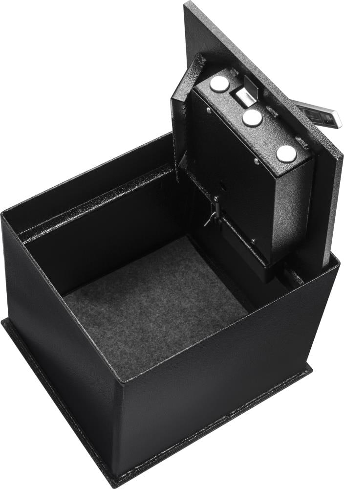 Barska Black Steel Combination Lock Floor Safe with Protective Mat