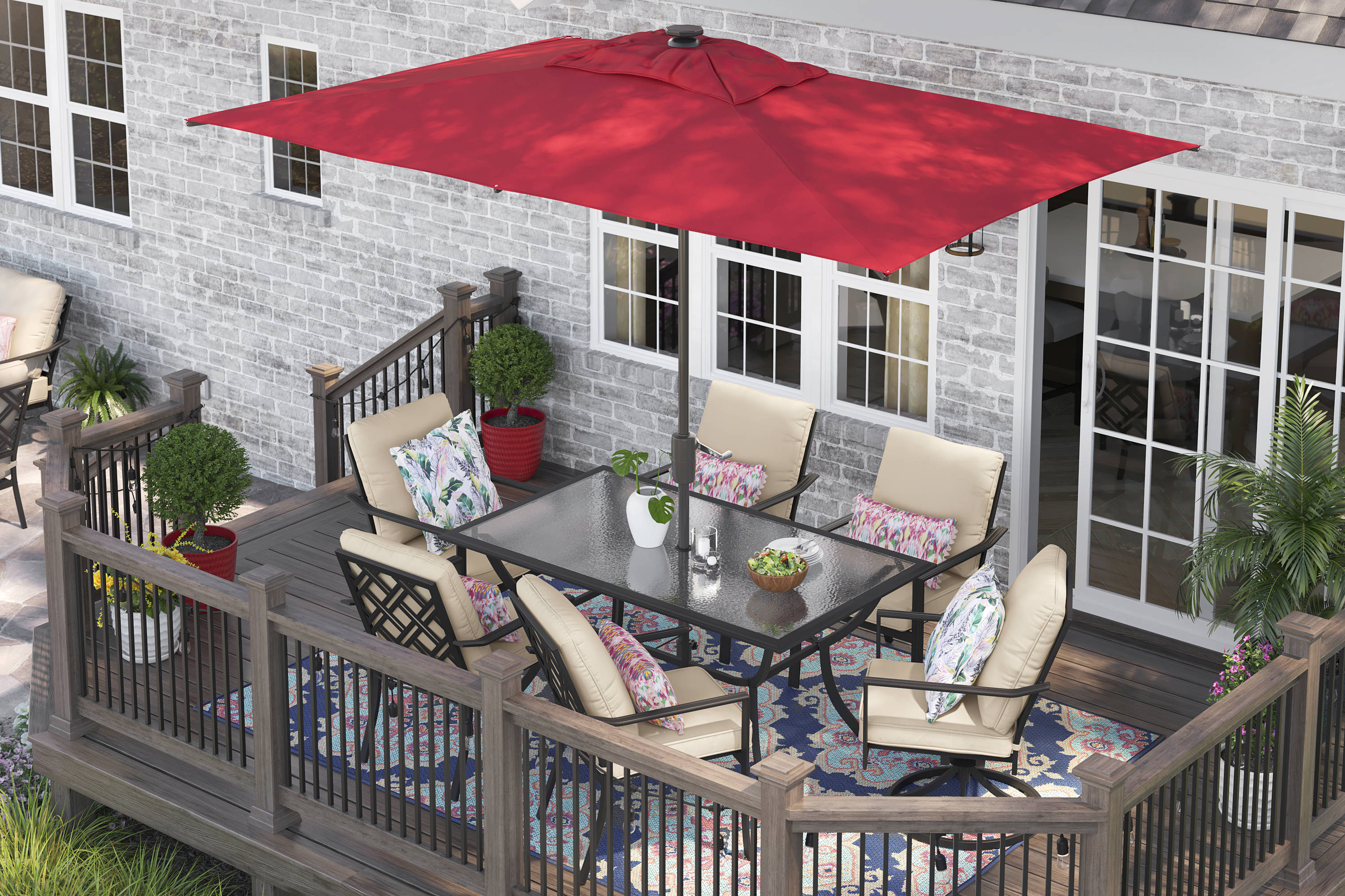 Lowes glenn deals hill patio furniture