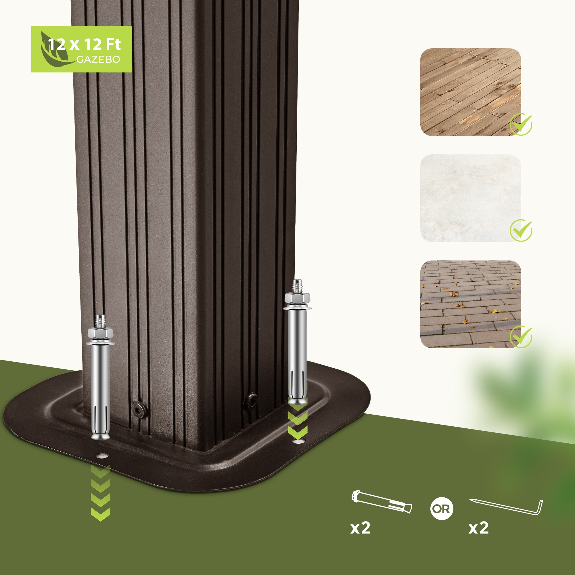  EL-ZPTPS1212-Z-WL3 Wood-Resin-Gazebos - View #5
