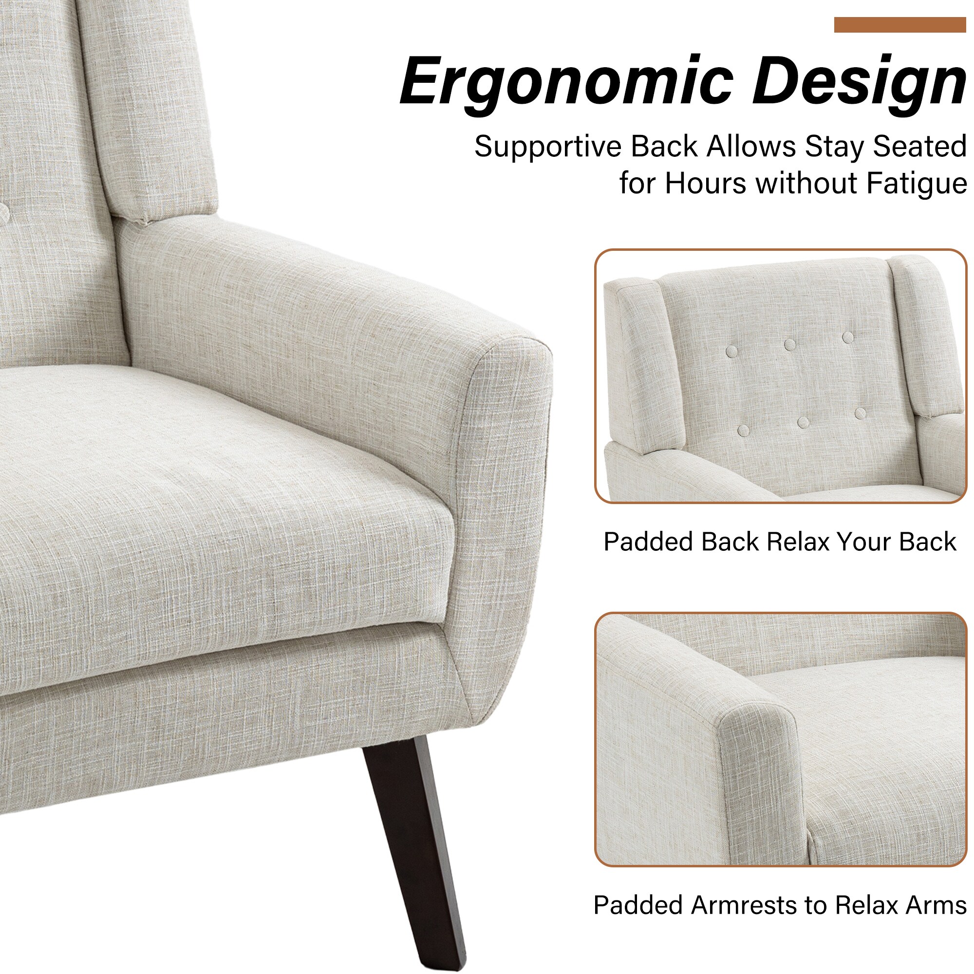Dreamsidea LS-IDF-SF03-BEIGE chairs - View #5