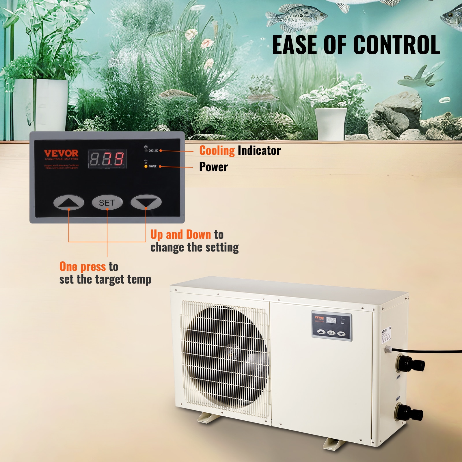 VEVOR HWQLQQJRQ15HPXJH2V1 Evaporative-Cooler - View #6