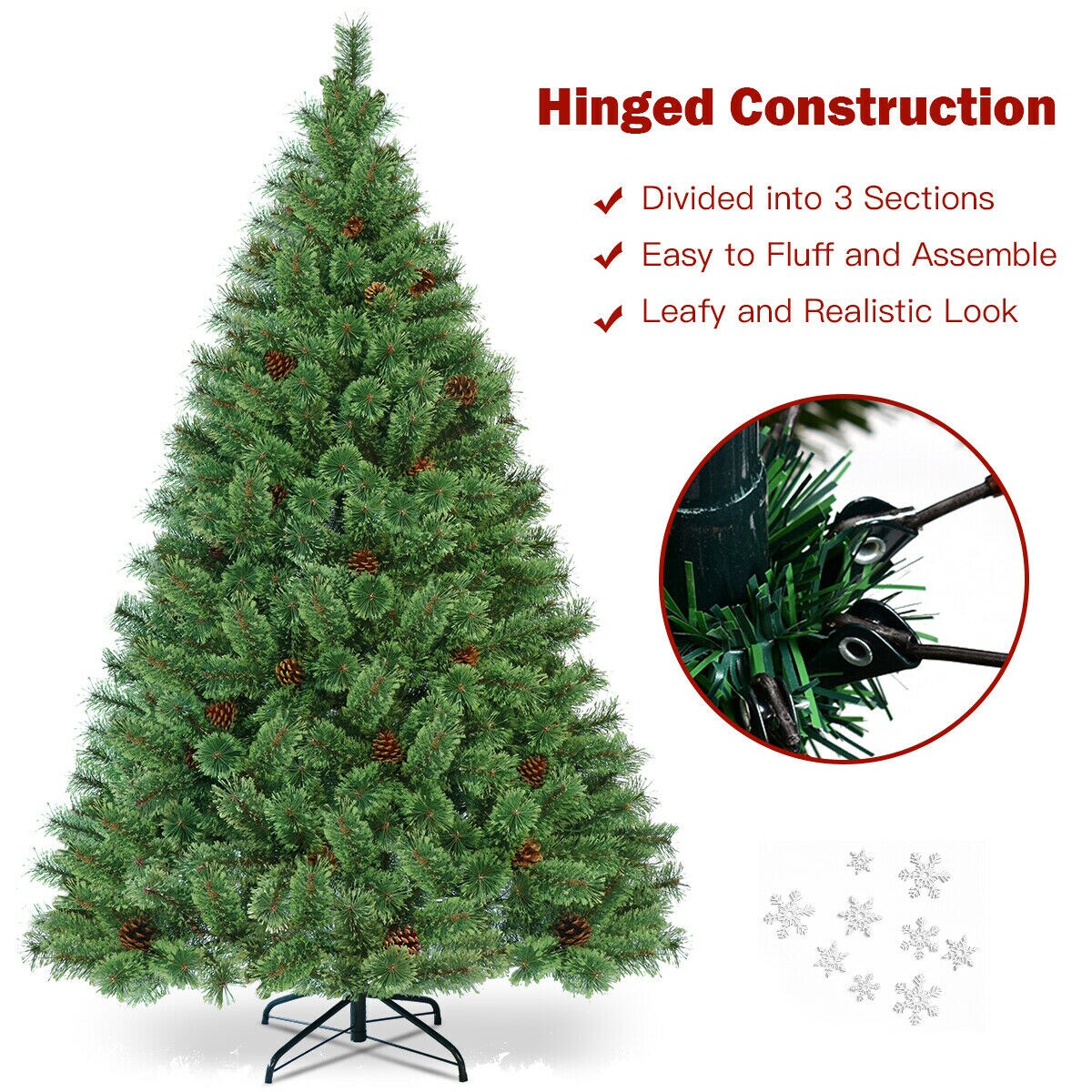 Forclover HYFASDCM18 Artificial-Christmas-Trees - View #4