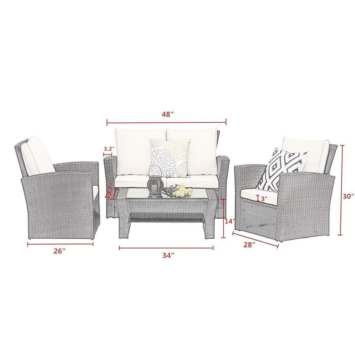 Bayfeve BF-182814-PCS Patio-Conversation-Sets - View #4