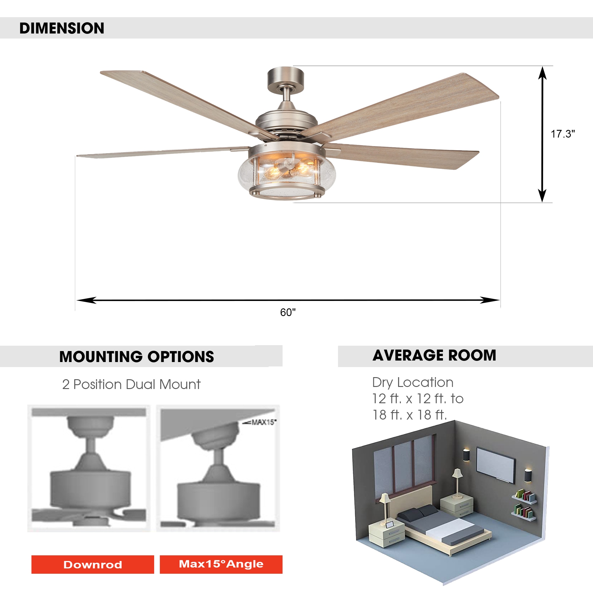 Parrot Uncle F8239110V Ceiling-Fans - View #13
