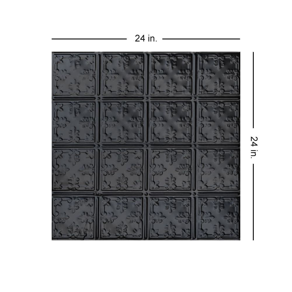 From Plain to Beautiful in Hours SKPC210-BK-24X24-N12 Ceiling-Tile - View #4