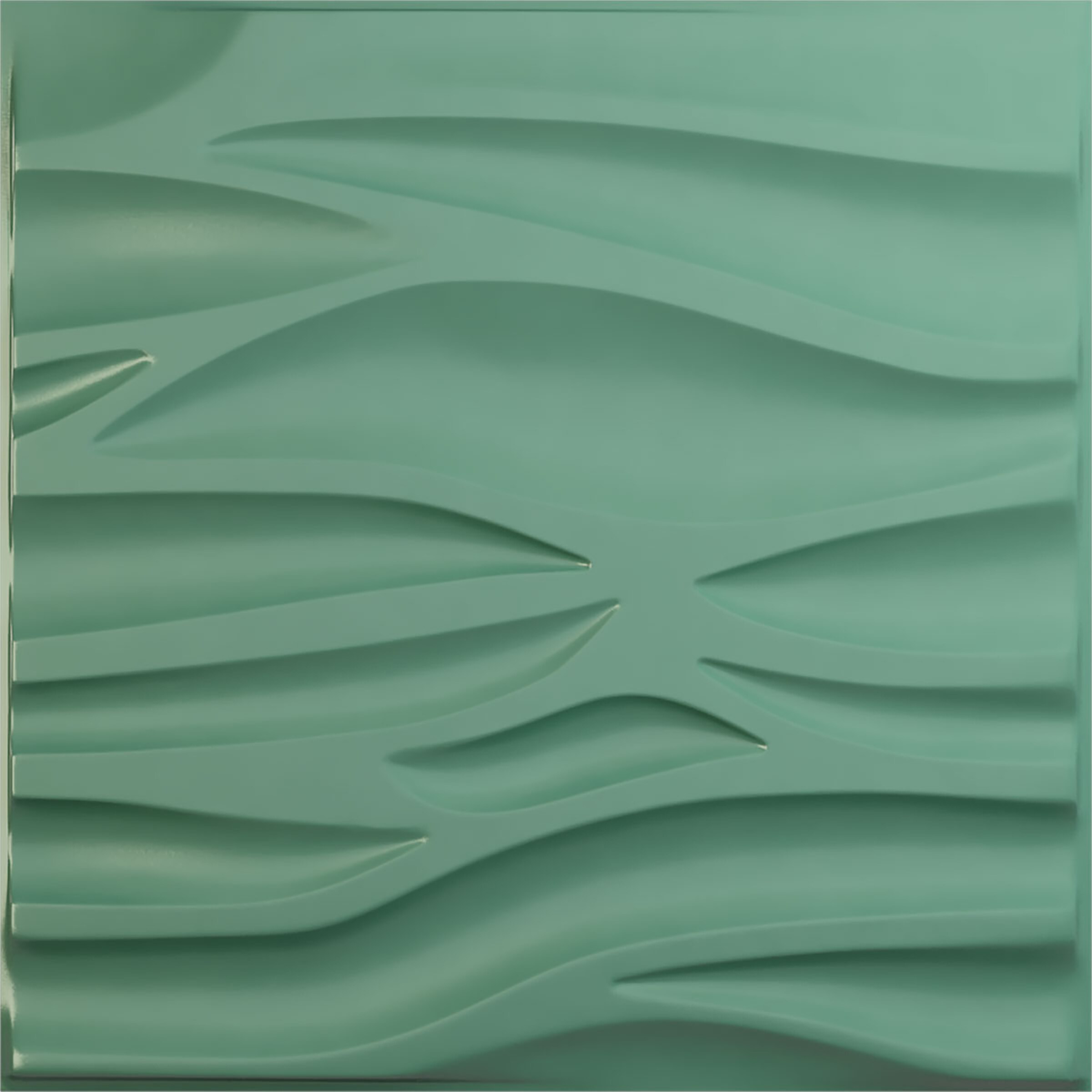 Ekena Millwork WP20X20SRFSM 19-5/8-in x 19-5/8-in Embossed Paintable/Stainable Green PVC Wall Panel (