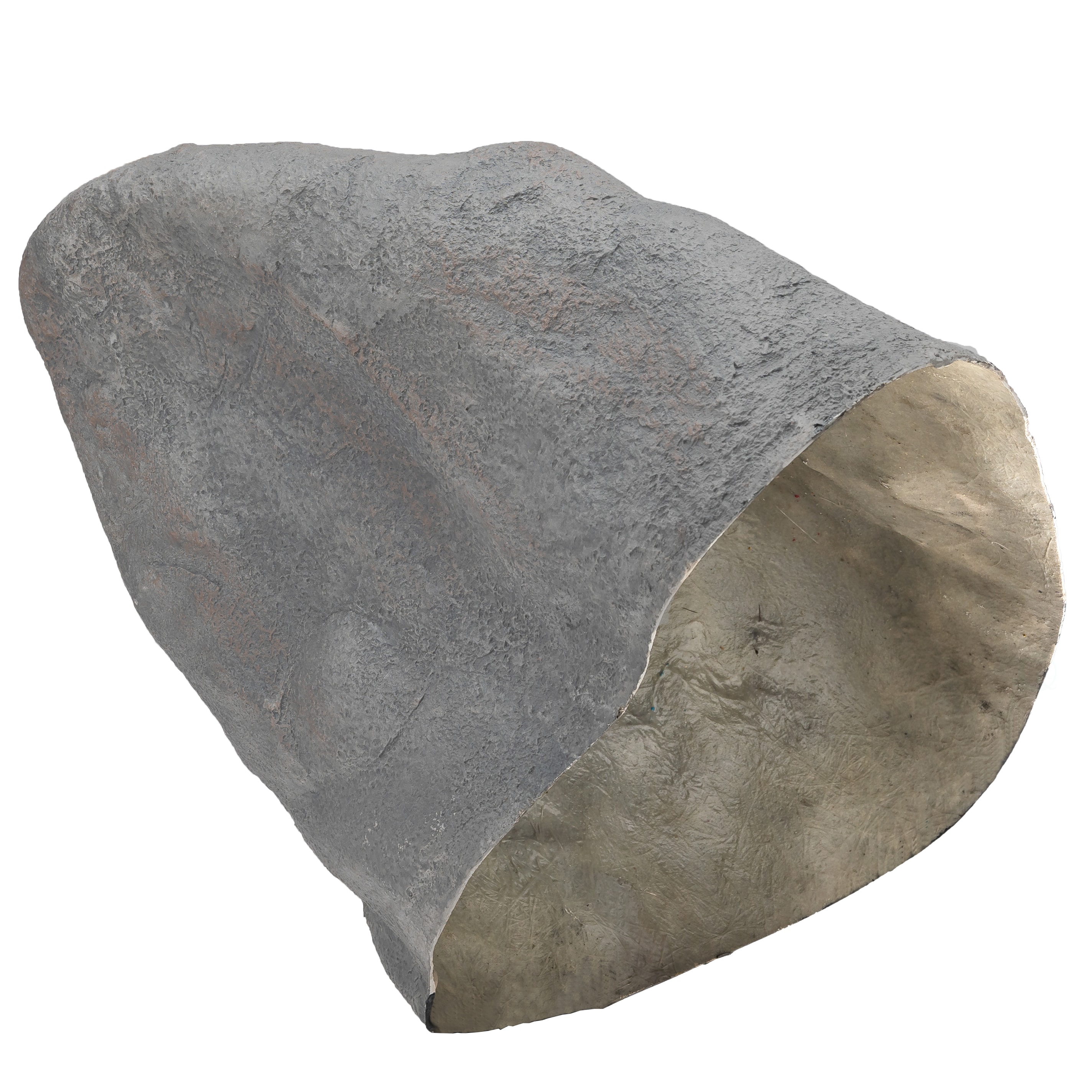 Granite Gray Monument-Shaped Faux Fiberglass Outdoor Rock