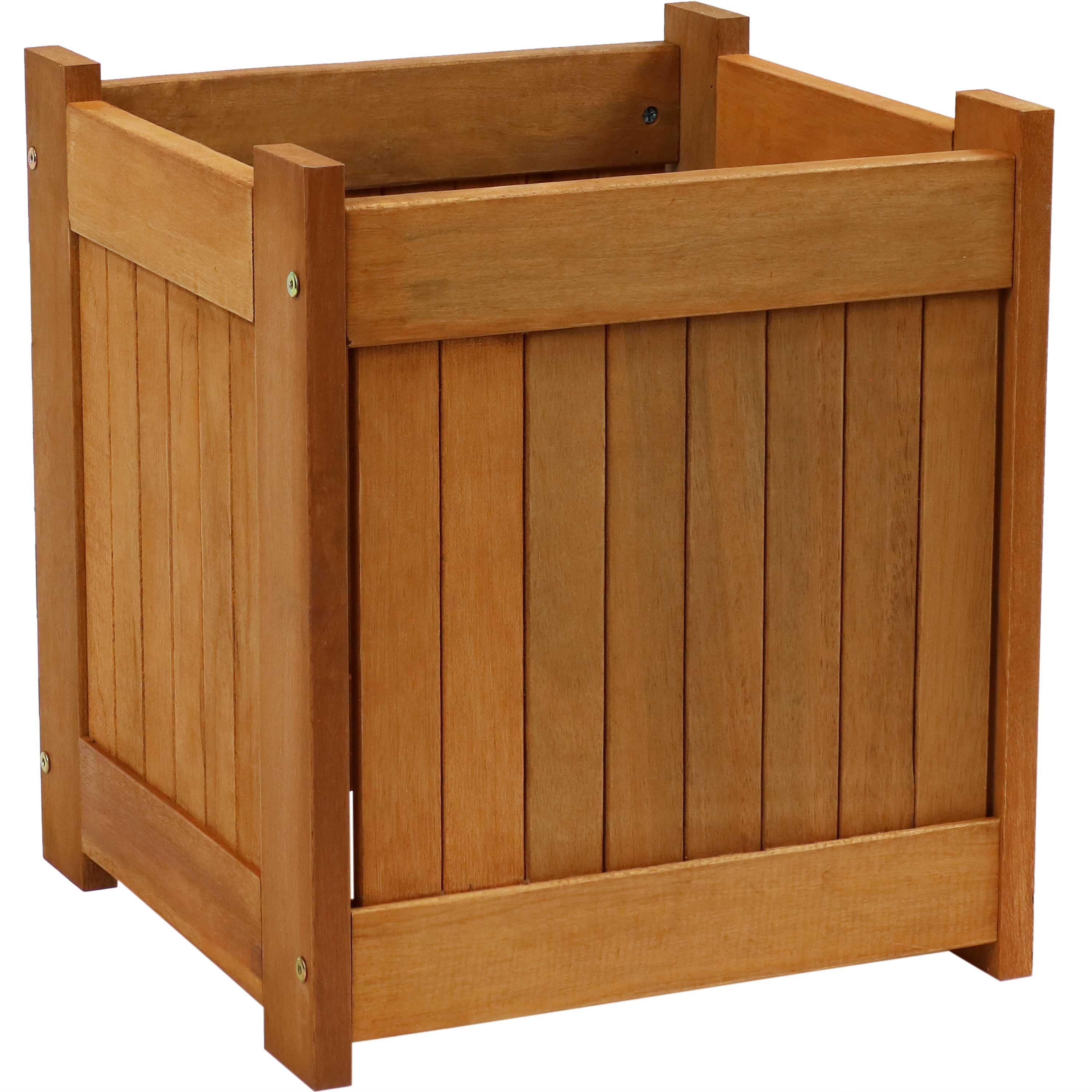 huh forgænger Alle slags Sunnydaze Decor 16-in W x 18-in H Brown Wood Traditional Indoor/Outdoor  Raised Planter Box in the Pots & Planters department at Lowes.com