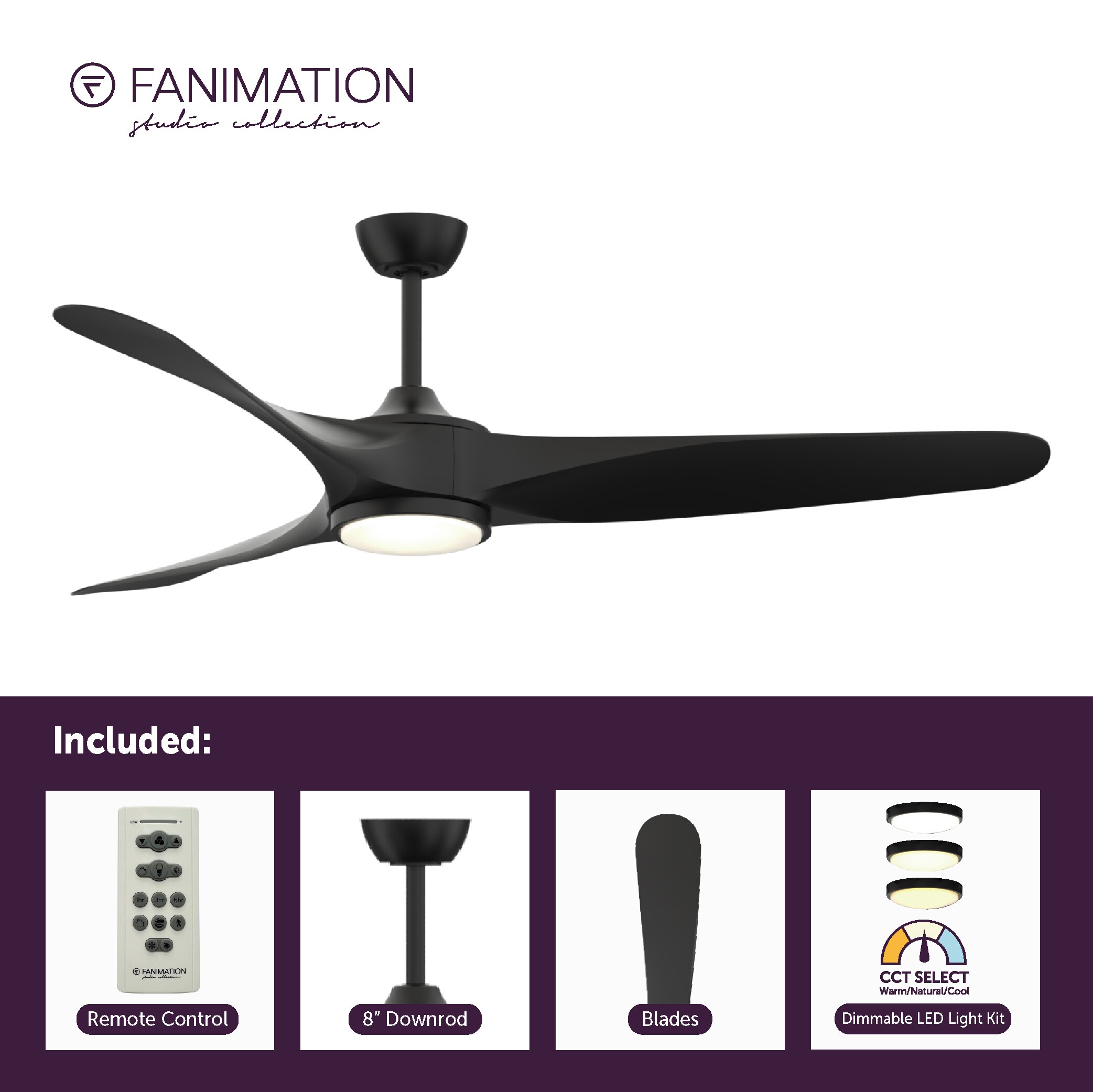 Fanimation Studio Collection LP6821LBL Ceiling-Fans - View #8