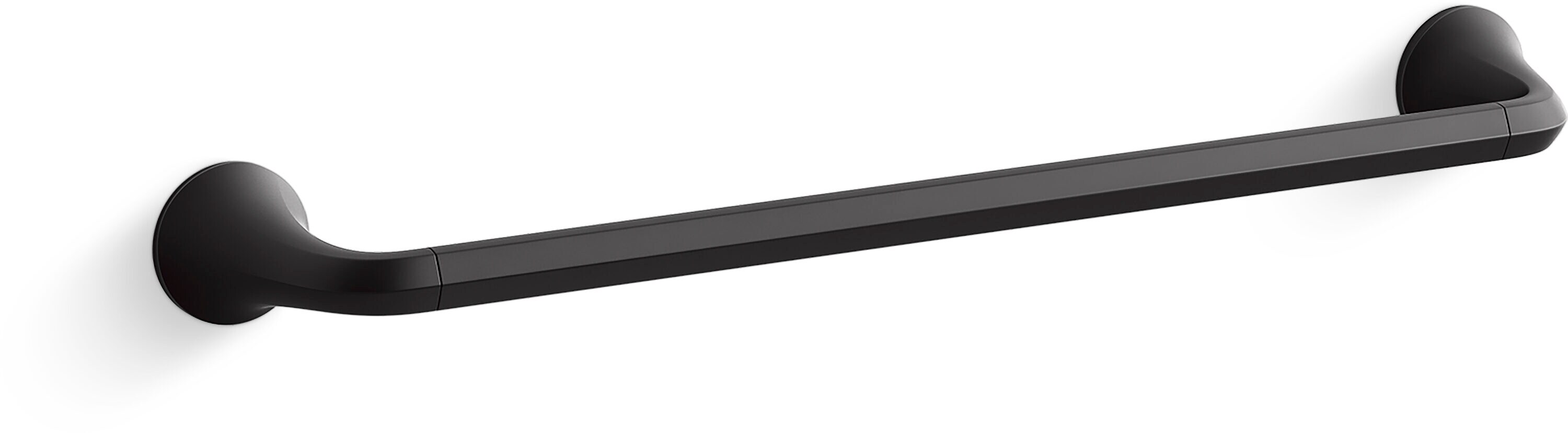 KOHLER REC29188-BL Desette 18-in Matte Black Wall mount Single Towel Bar