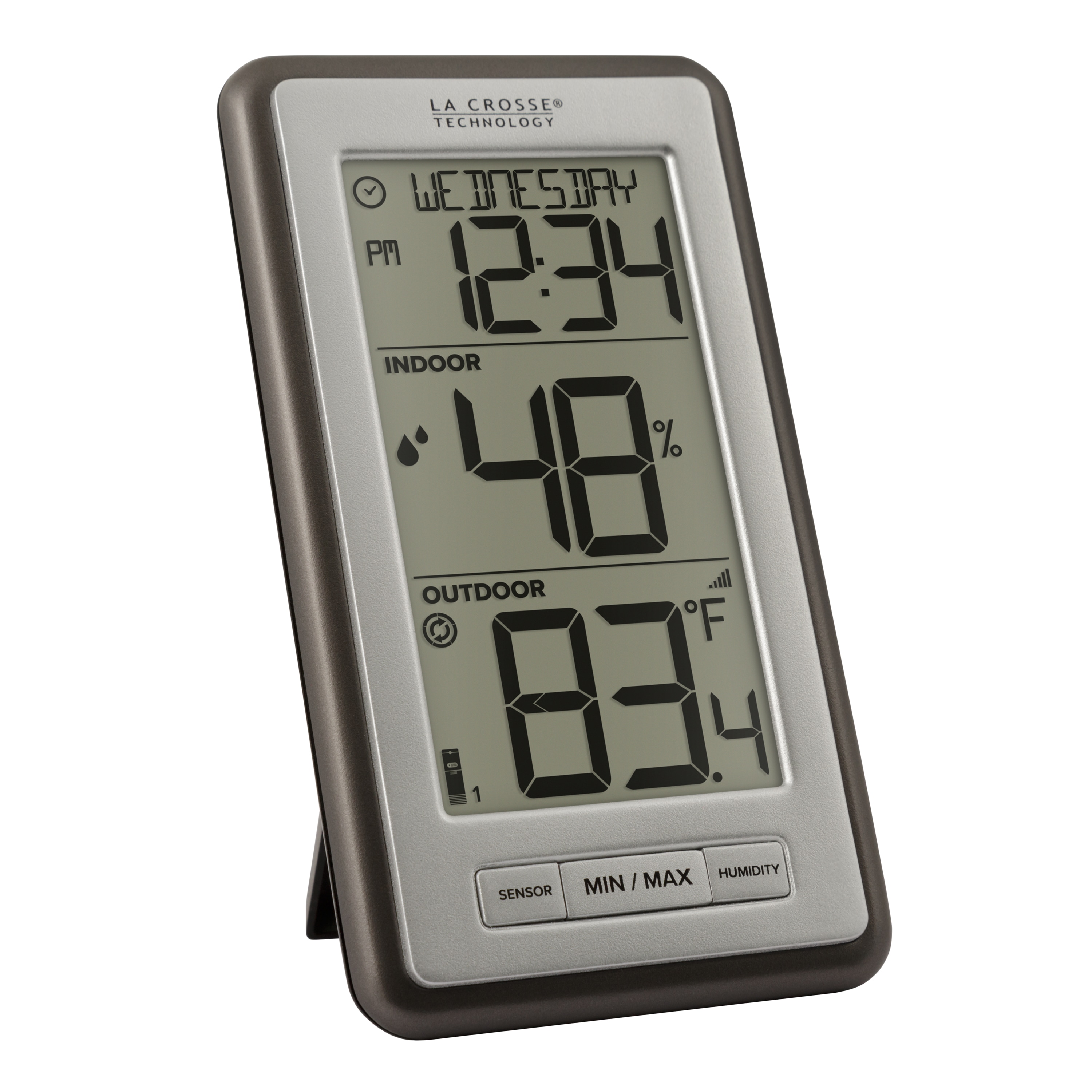 La Crosse Technology 331-09667-INT Wireless Pool Thermometer with Indoor LCD Display