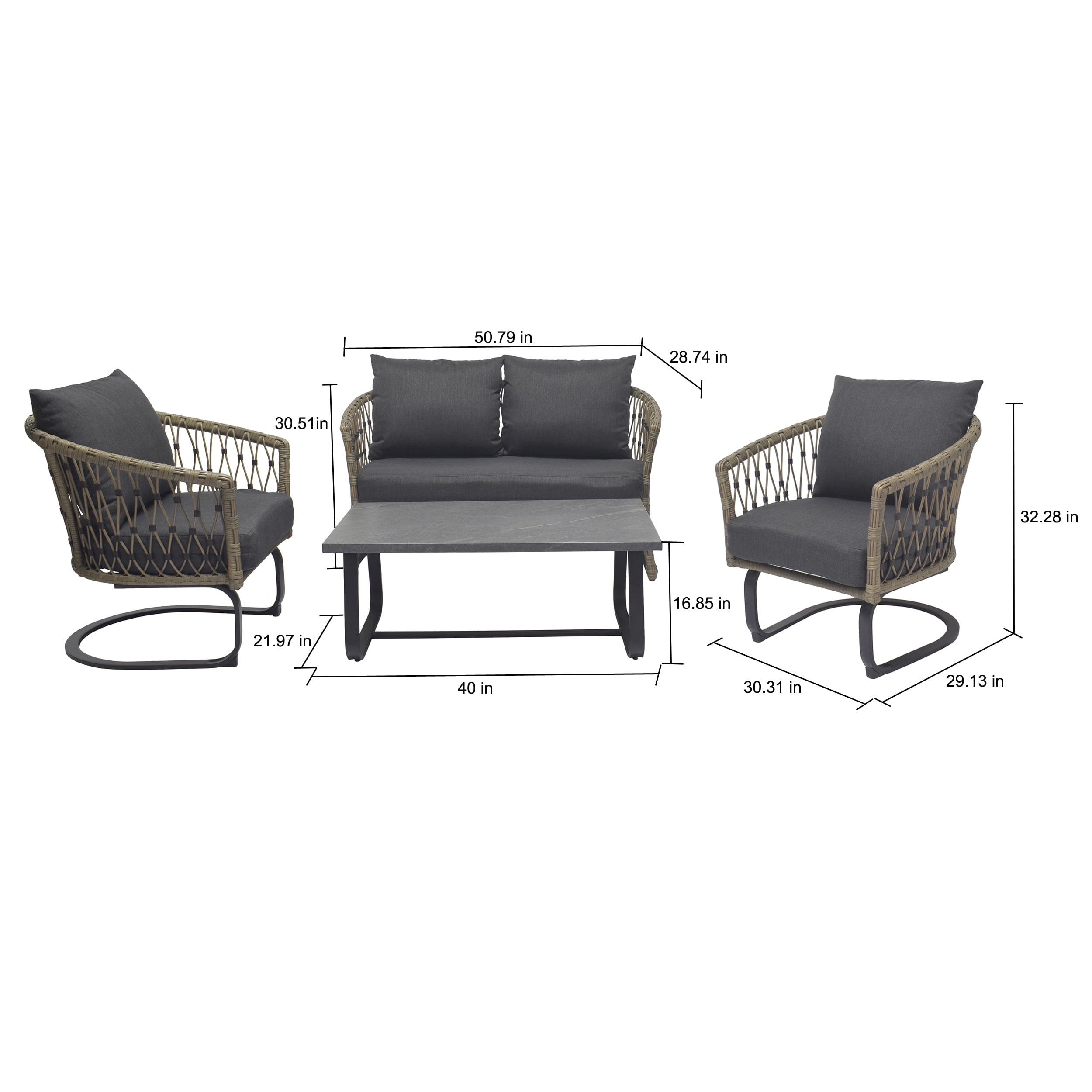 Style Selections LG-20345-4PC Patio-Conversation-Sets - View #14