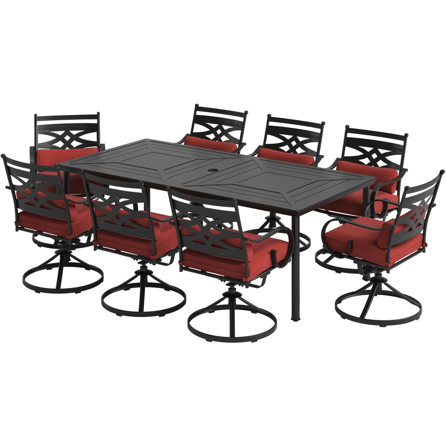 Hanover MCLRDN9PCSW8-CHL Patio-Dining-Sets - View #19