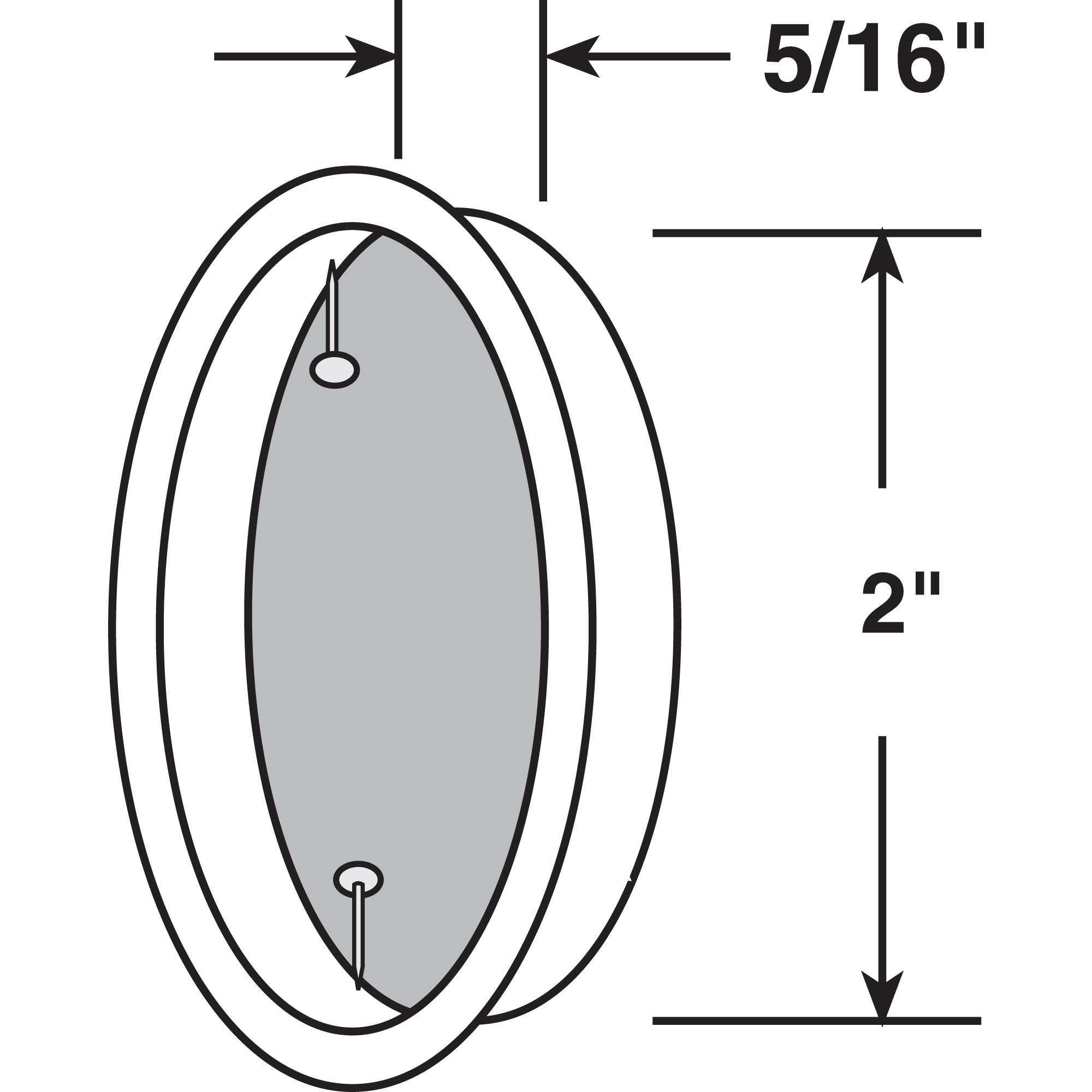 Prime-Line N 6698 Sliding-Closet-Door-Pulls - View #2