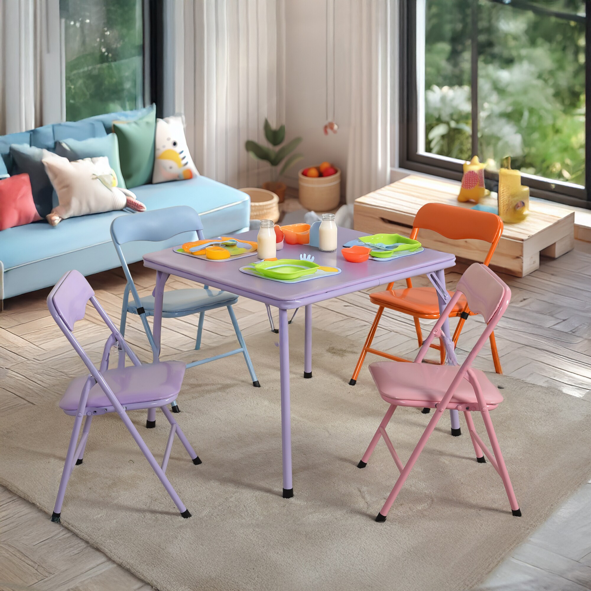 Homy Casa PAGE CNV1 5PCS Folding-Furniture-Sets - View #11
