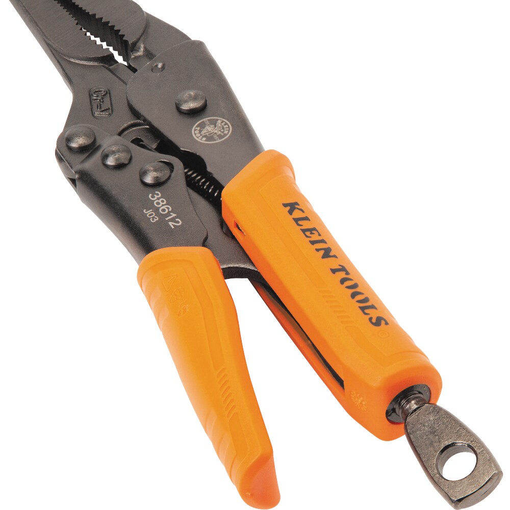 Klein Tools 9-in Electrical Locking Pliers with Wire Cutter in the Pliers  department at