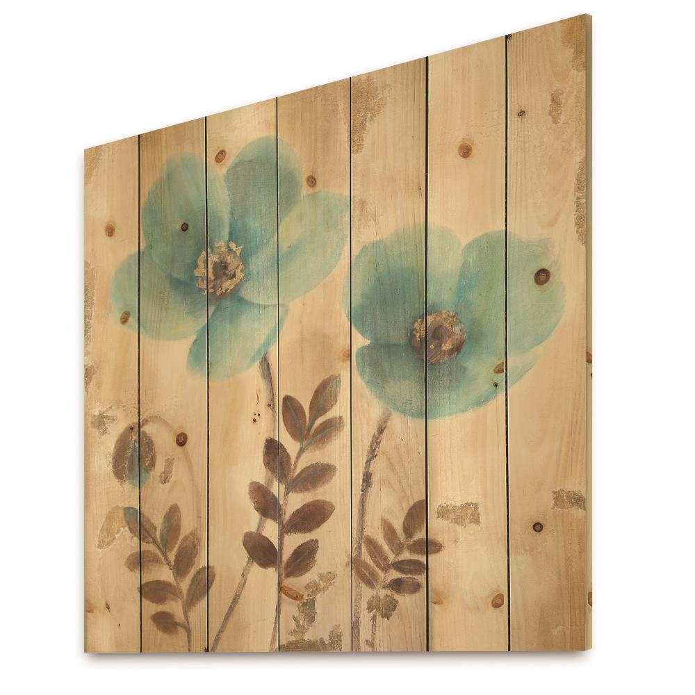 Designart 46-in H x 46-in W Country Wood Print at Lowes.com