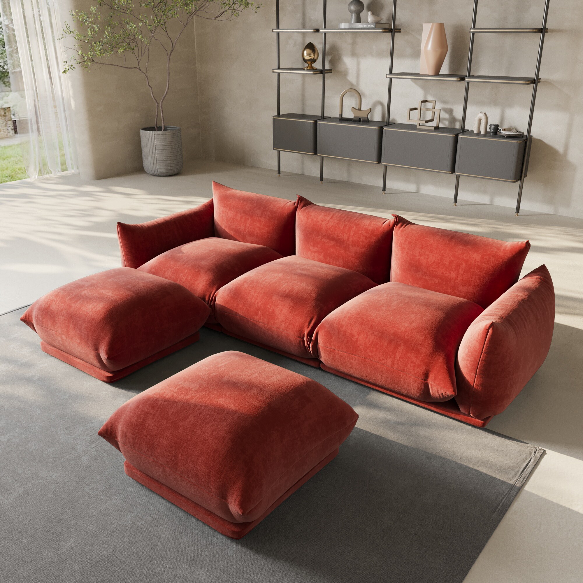 BuotiqHom DH-A-119OR-S3+2 Sofas-Loveseats - View #2