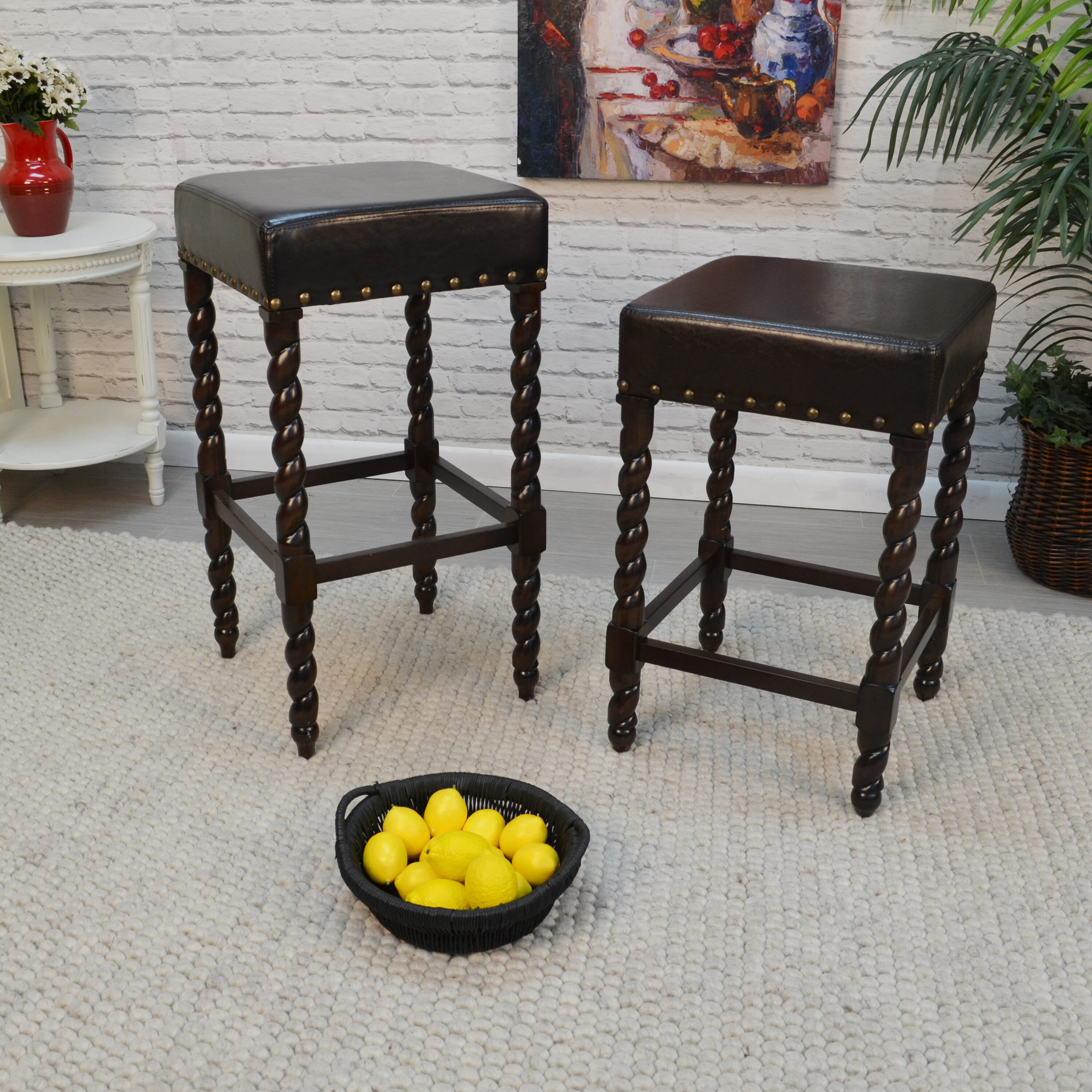 Carolina Cottage 3664-ESPBR stools - View #7