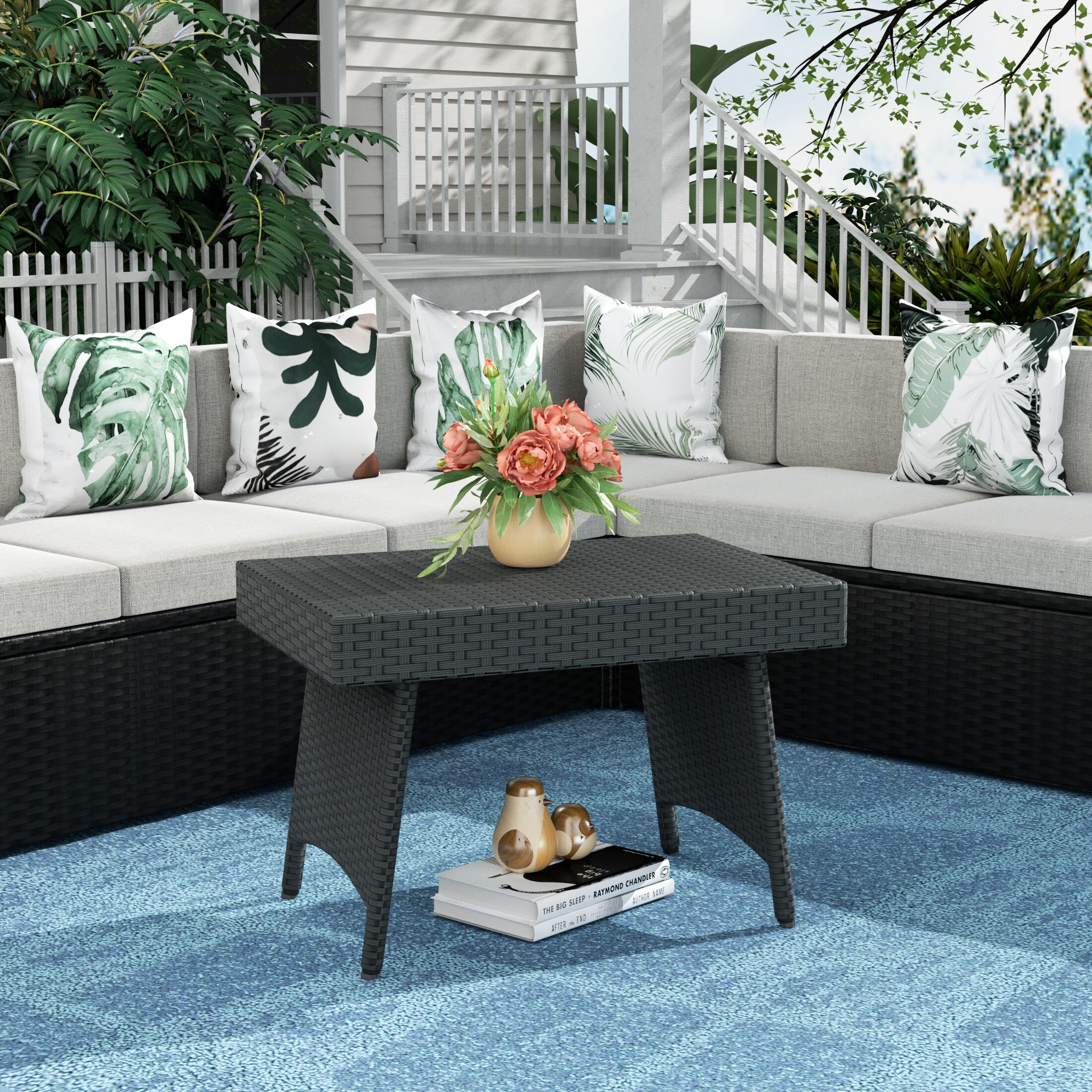 Westin Furniture OP8009-BK Patio-Tables - View #2