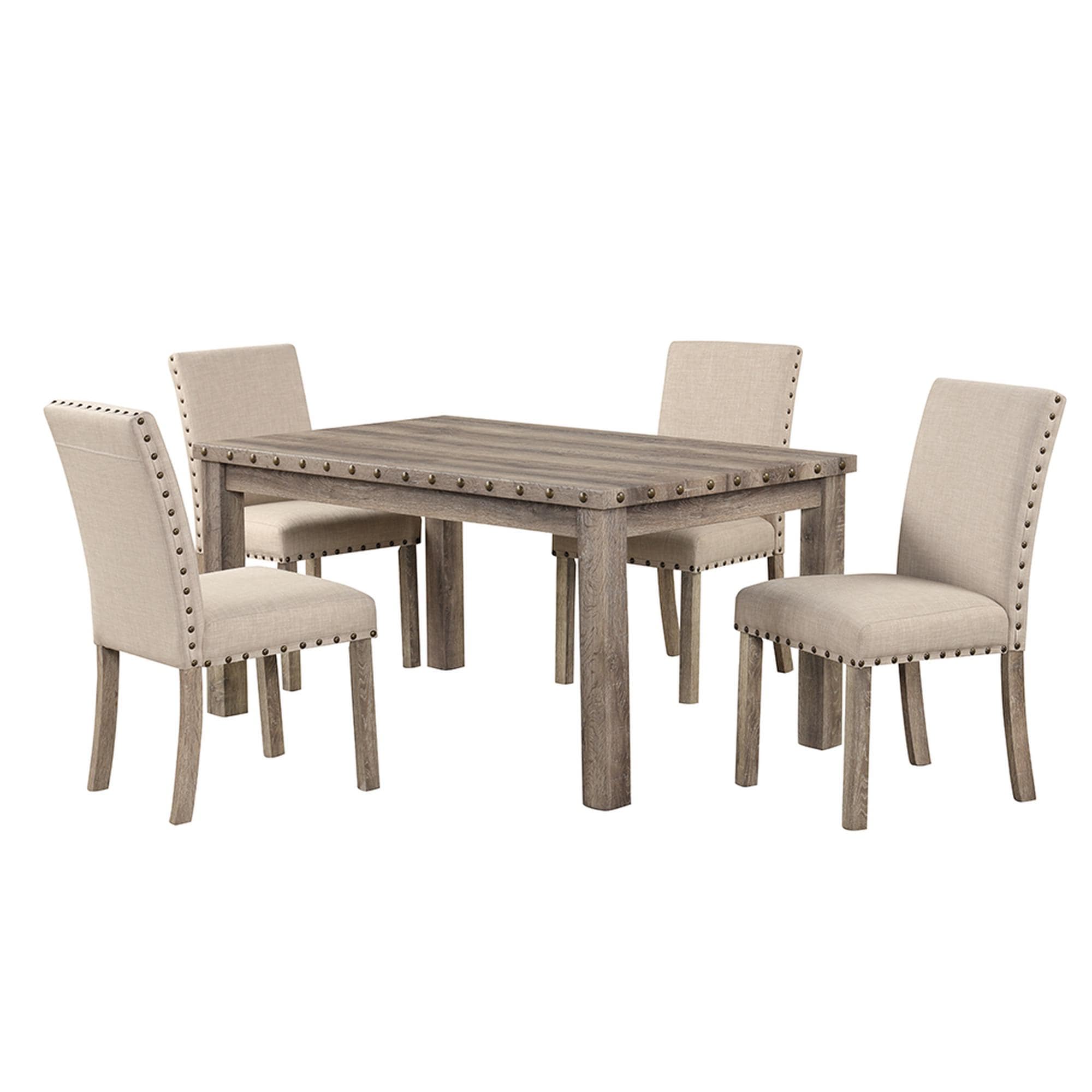 FARATI D2005-4-DTC-BEIGE Dining-Sets - View #8
