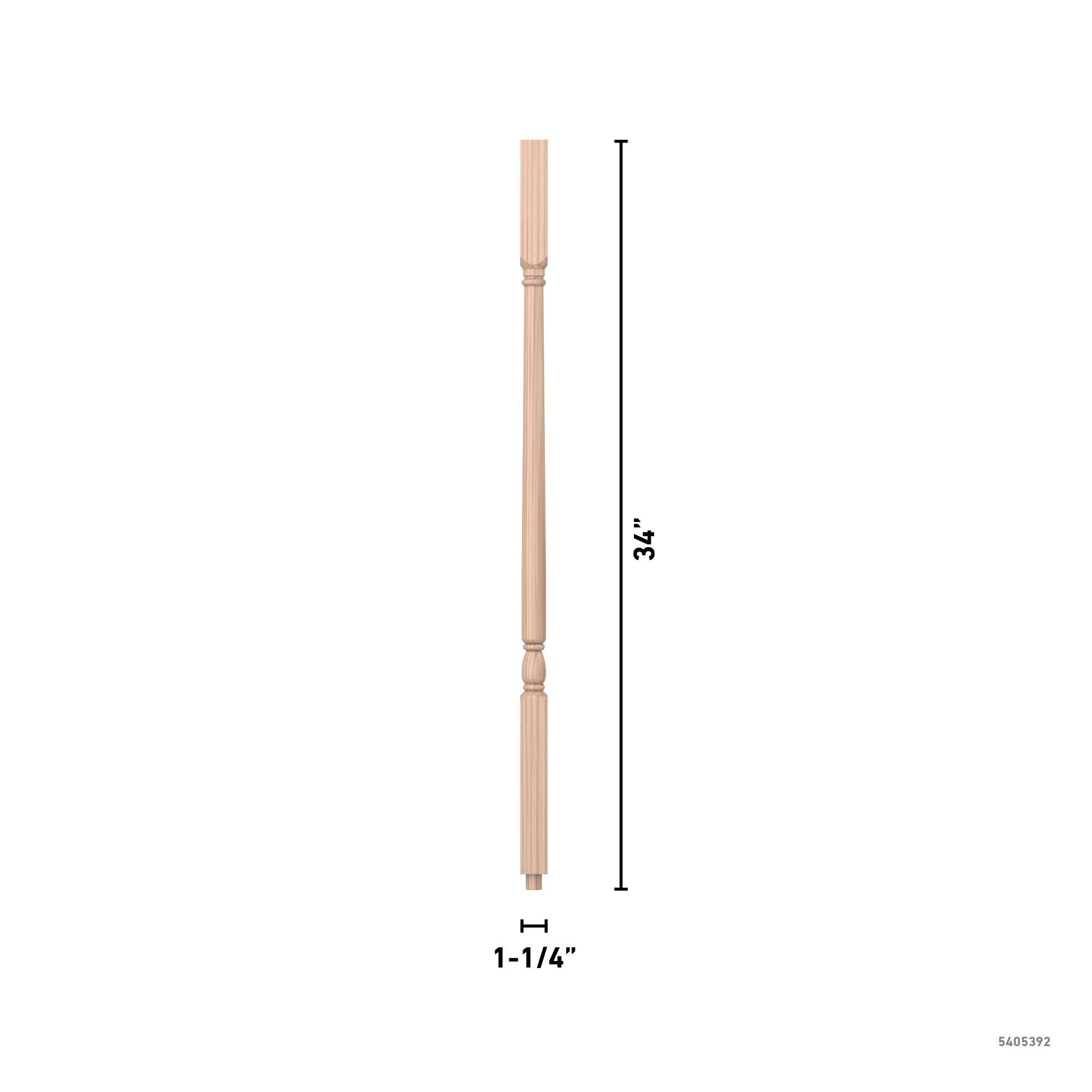 L.J. Smith Stair Systems S-5141-B 34 Interior-Stairpart-Balusters - View #4
