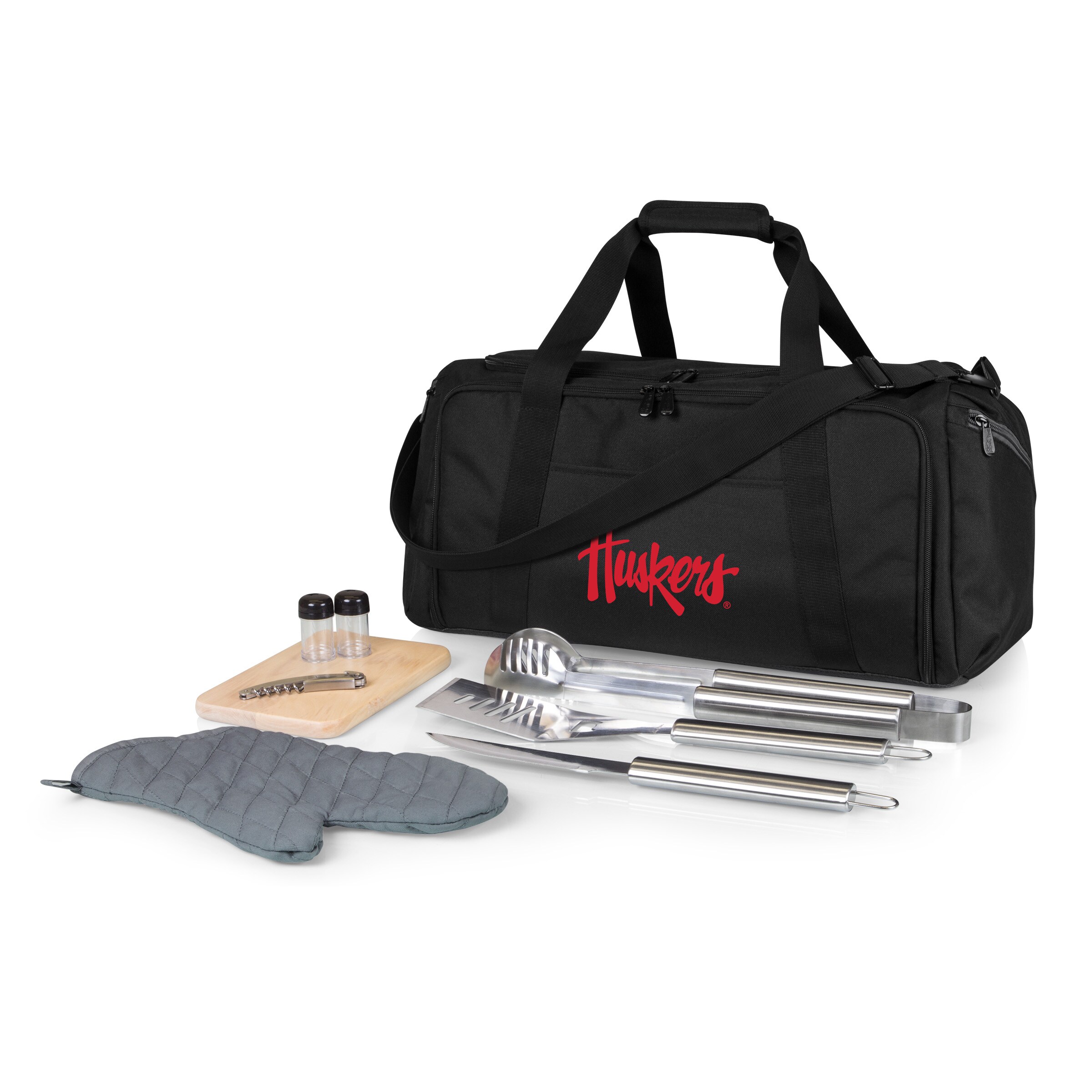 Picnic Time Compact Cast Iron Grilling Accessory Kit – 4-Piece Set with 203 sq inches Grilling Surface and Durable Carrying Tote 775-00-175-934-0 Sansujyuku sansujyuku.com