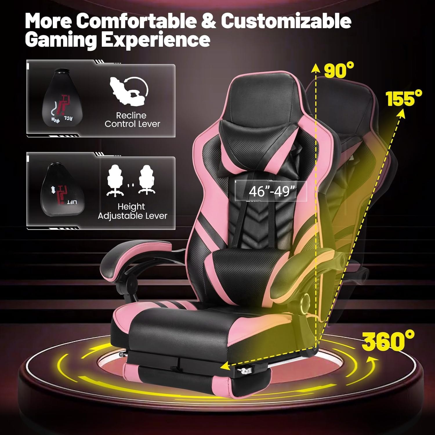 Costway CSHY004793 Office-Chairs - View #4