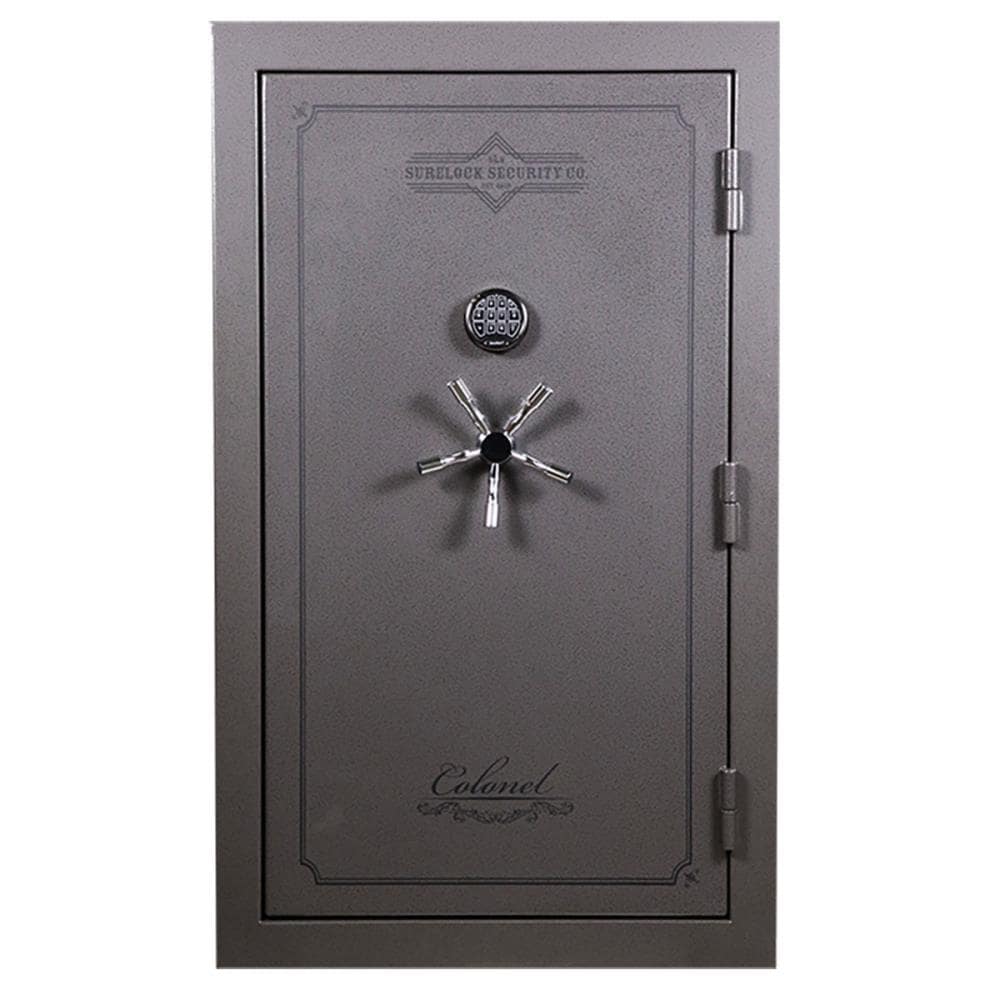 Surelock Security Co 3300G036 Colonel 32-Gun Fireproof and Waterproof Electronic/Keypad Gun Safe with Interior Lighting