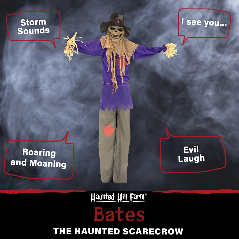 Haunted Hill Farm HHSCR-5FLS Halloween-Animatronics - View #2