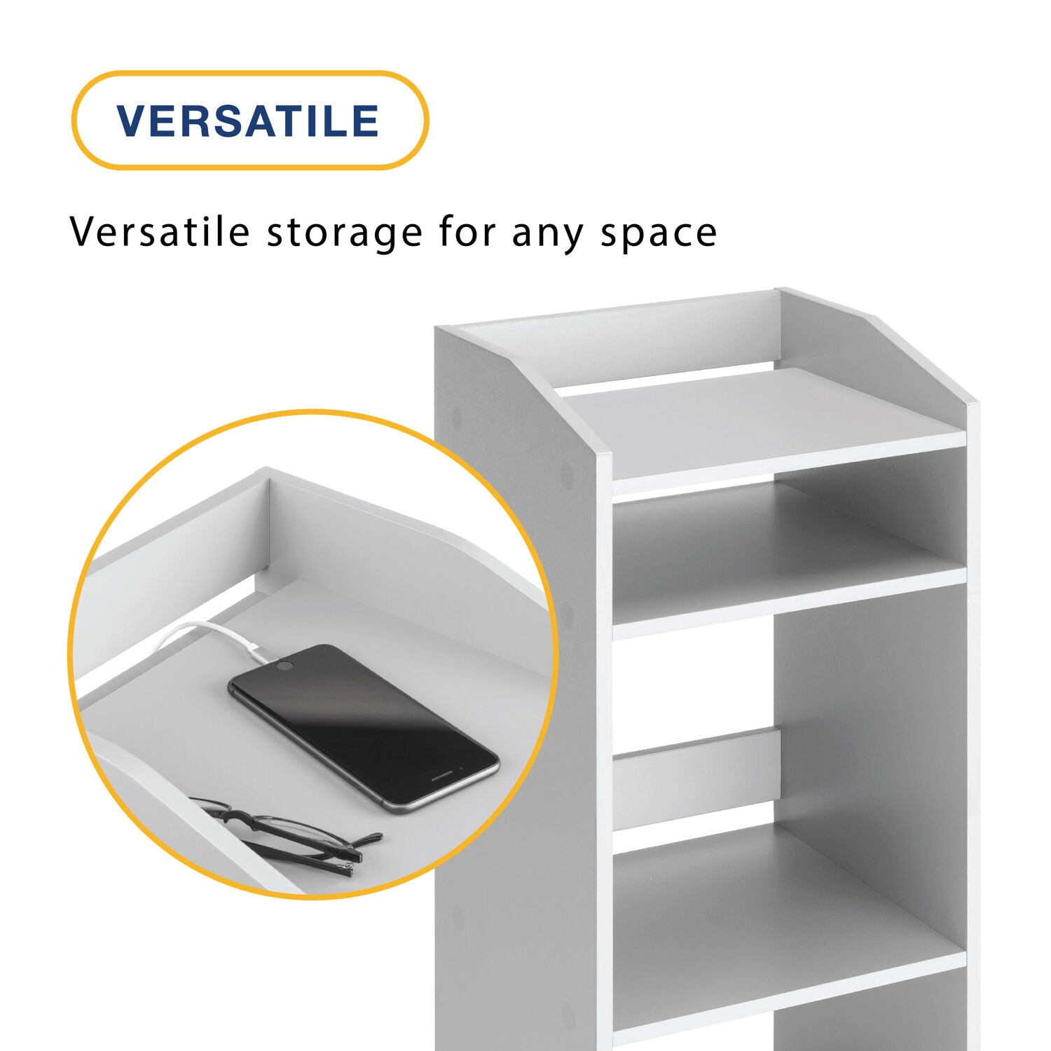 Whitmor 6422-12122-ALY Laminate-Storage-Cubes - View #4